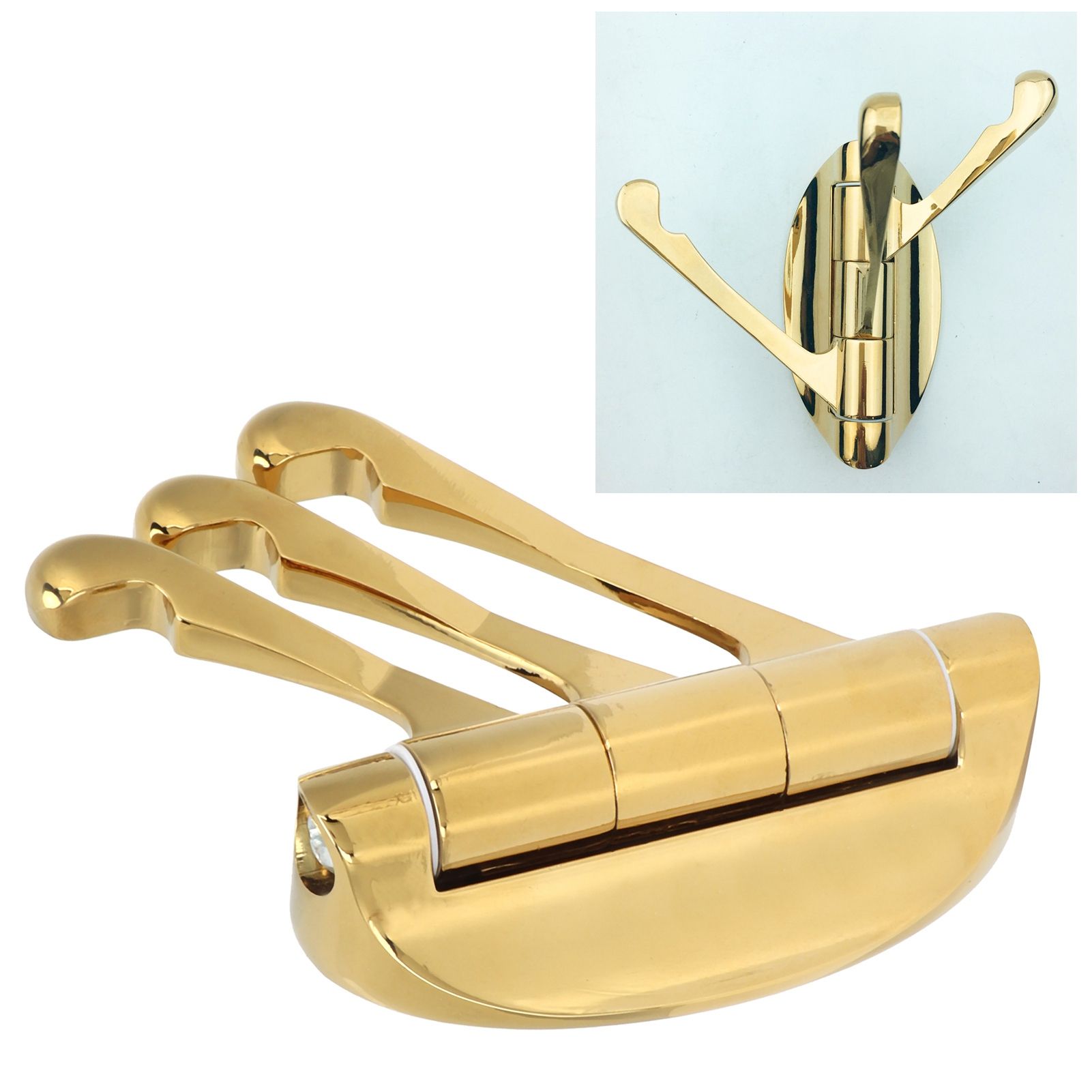 Clothes Hook Wall Mount 180 Degree Foldable Coat Hook Hanger for Home Bathroom view 12