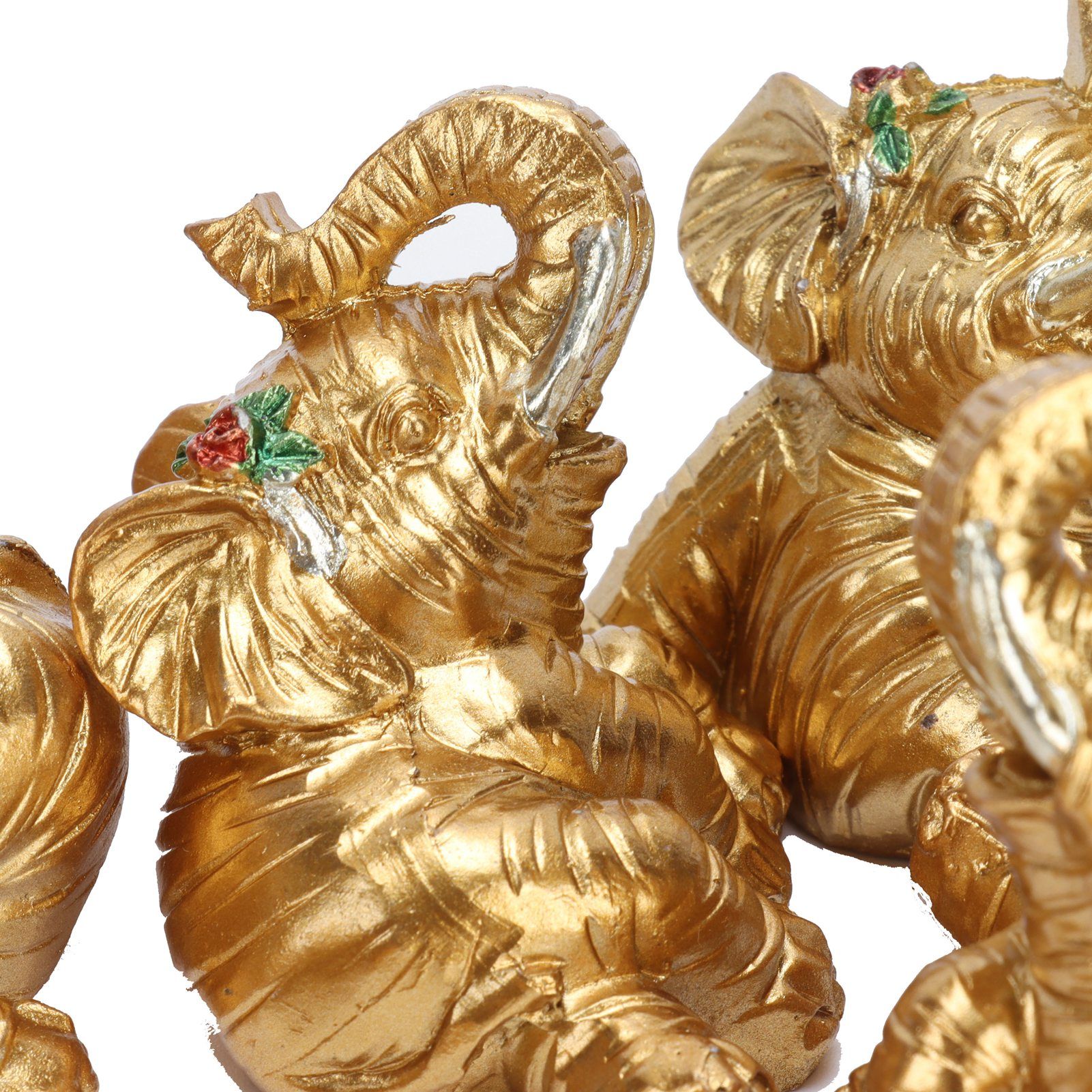 8Pcs Resin Elephant Statue Decor Innovative Home Table Decoration Ornament view 15