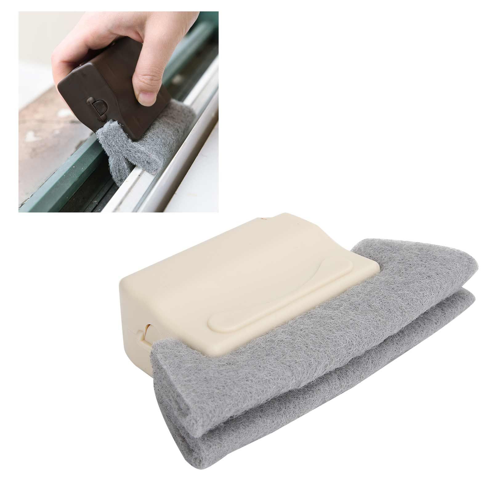 Window Grooves Cleaning Brush Handheld Crevice Cleaner Tools for Window Slides view 11