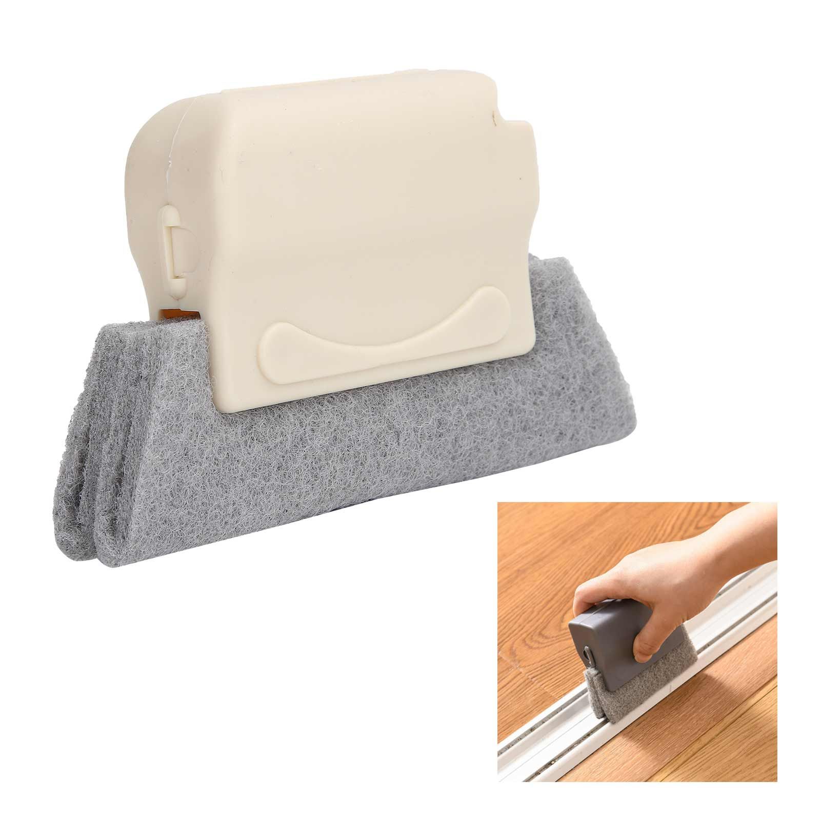 Window Grooves Cleaning Brush Handheld Crevice Cleaner Tools for Window Slides view 12