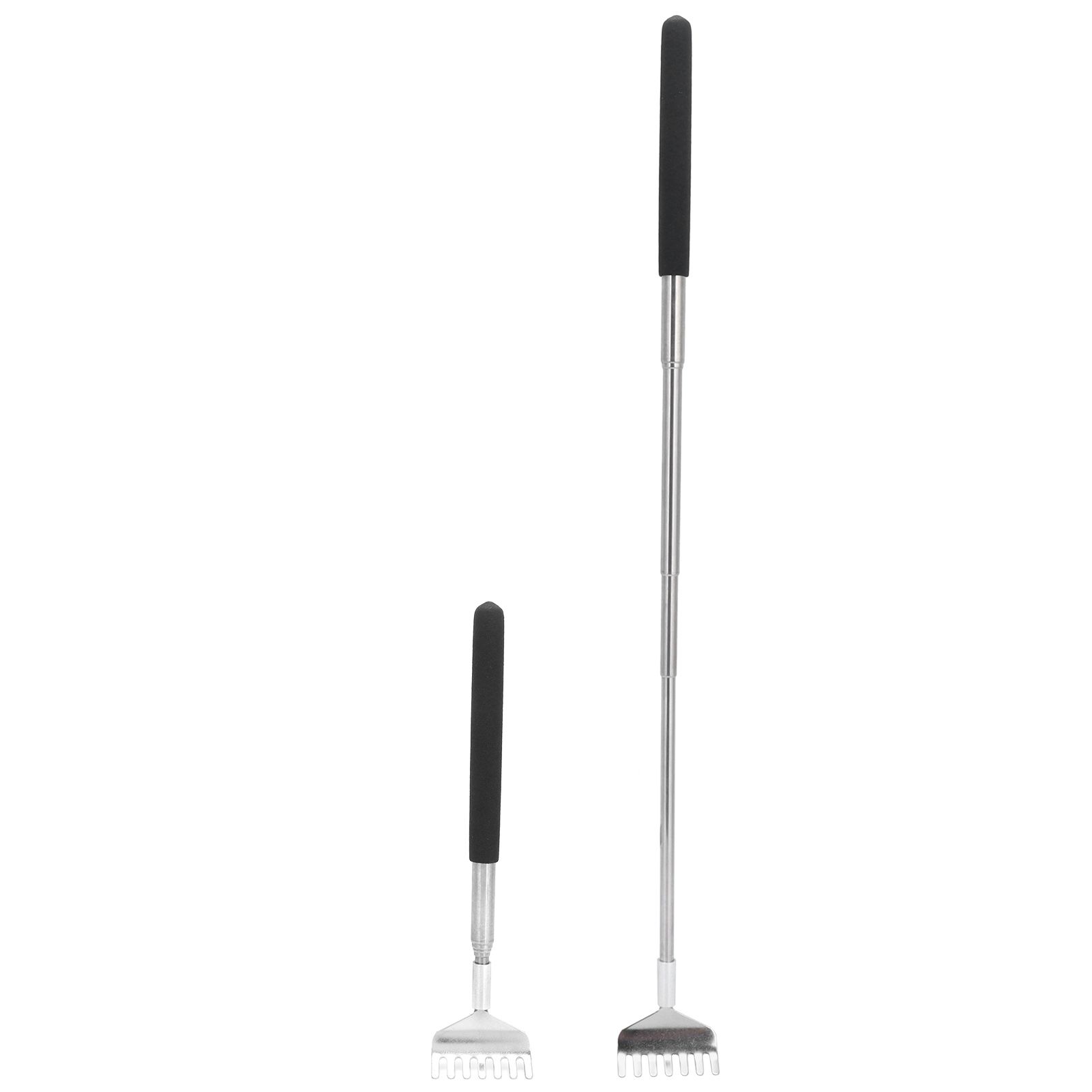 2Pcs Retractable Back Scratcher Portable Stainless Steel Scratching Tool 20‑68cm view 7