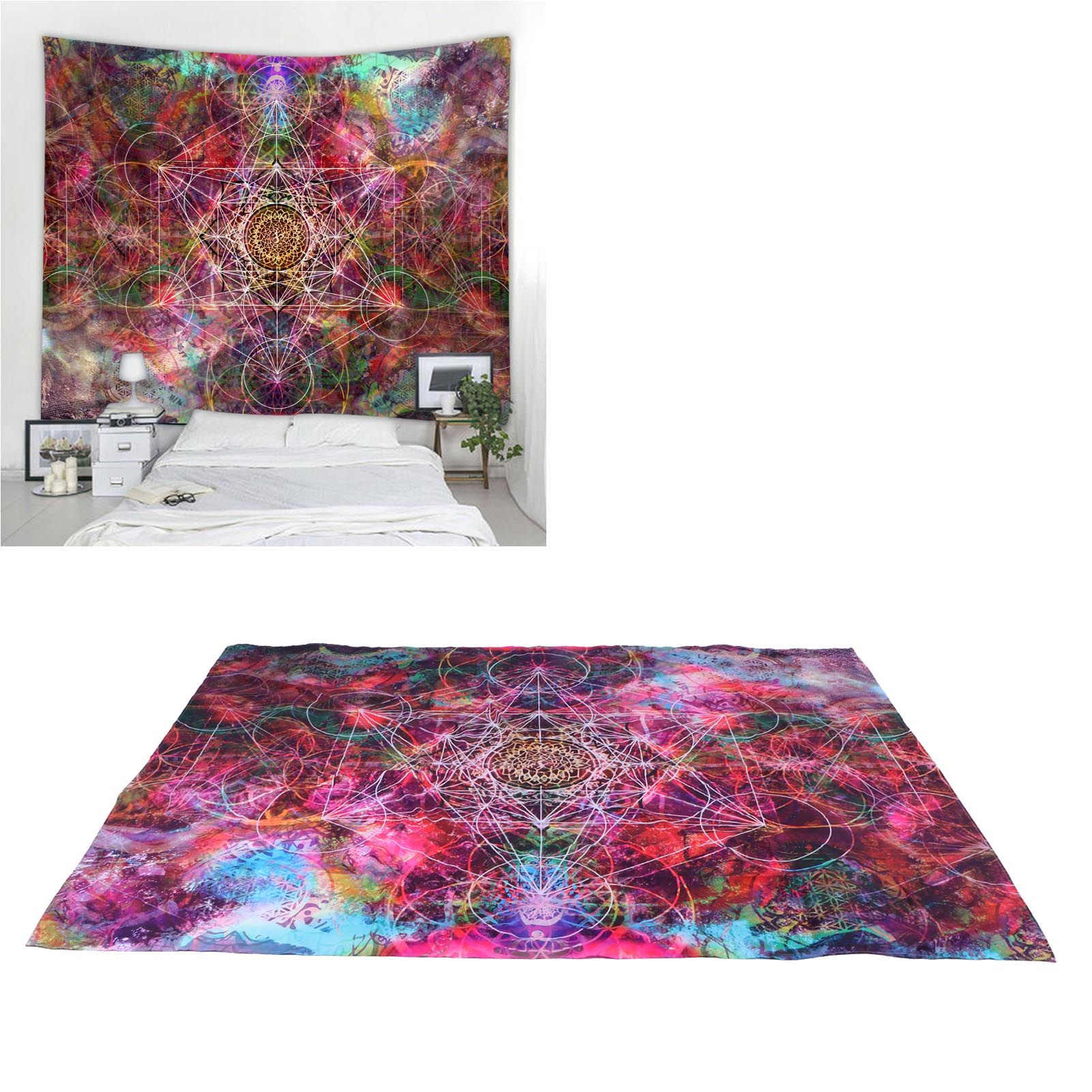 Decorative Tapestry Innovative Wall Hanging Carpet Art for Home Bedroom view 11