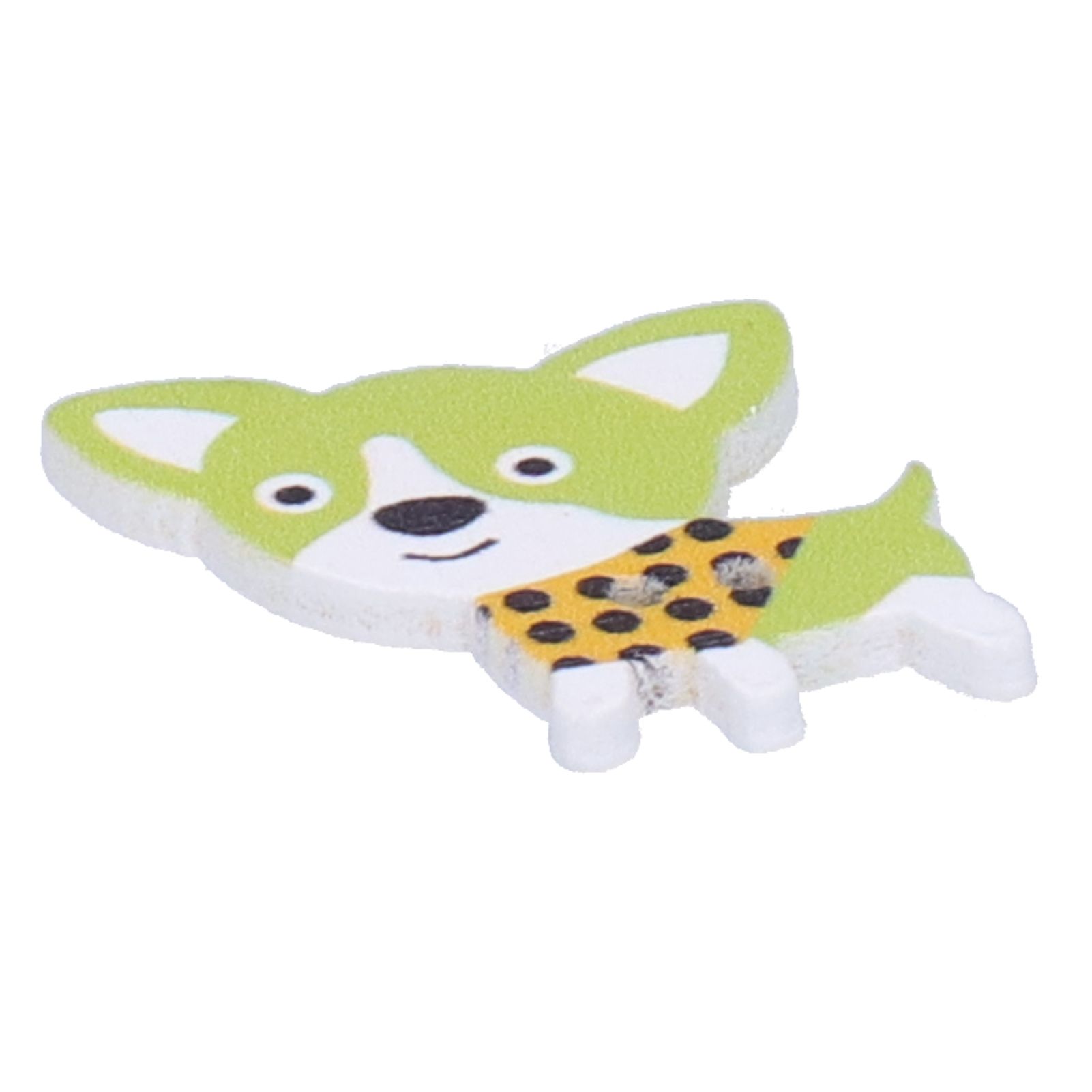 50Pcs Mixed Wooden Buttons Cartoon Dog Shape Button DIY HandSewn Clothes view 15