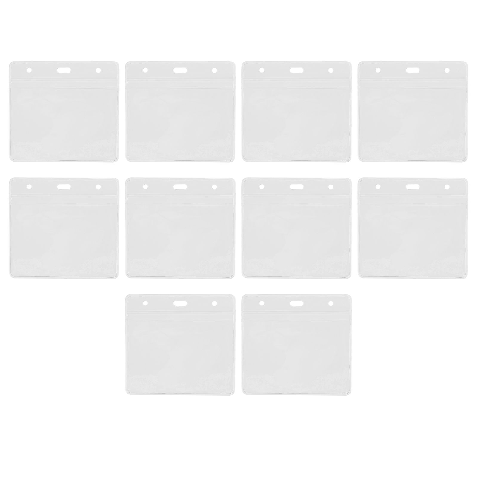 10PCS Card Protector Waterproof Immunization Record Card Holder Clear PVC Sleeve — image 1