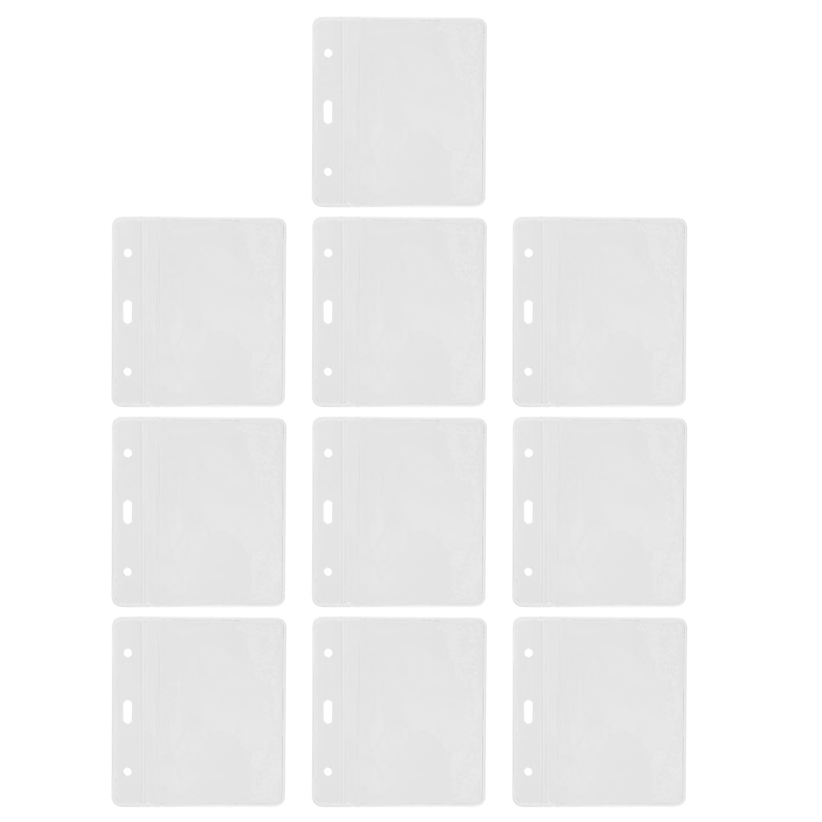 10PCS Card Protector Waterproof Immunization Record Card Holder Clear PVC Sleeve view 3