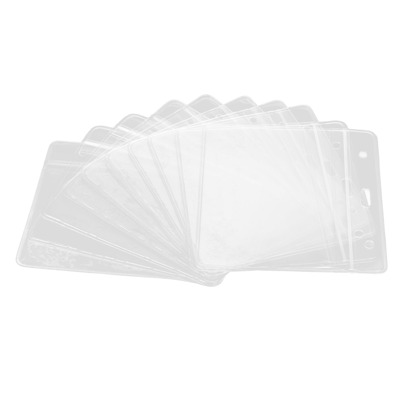 10PCS Card Protector Waterproof Immunization Record Card Holder Clear PVC Sleeve view 10