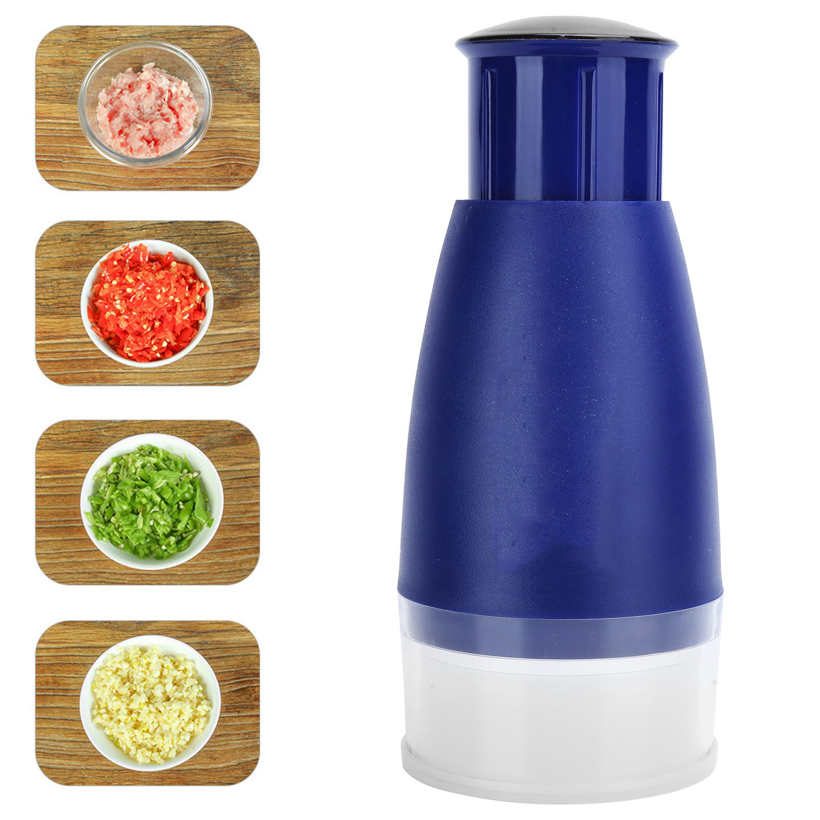 Manual Chopper Hand Press Garlic Ginger Garlic Chop Cutter Household with 2pcs view 10
