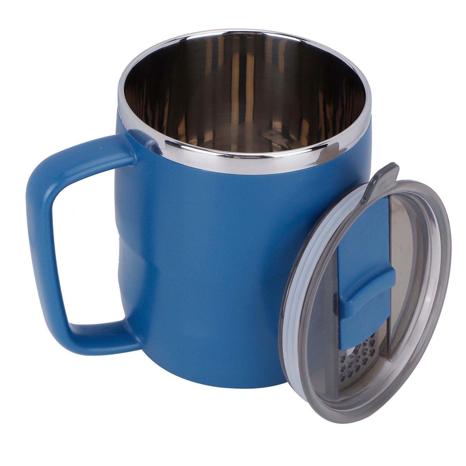 400ml Coffee Mug Stainless Steel Anti Scalding Water Cup with Lid for Home view 5