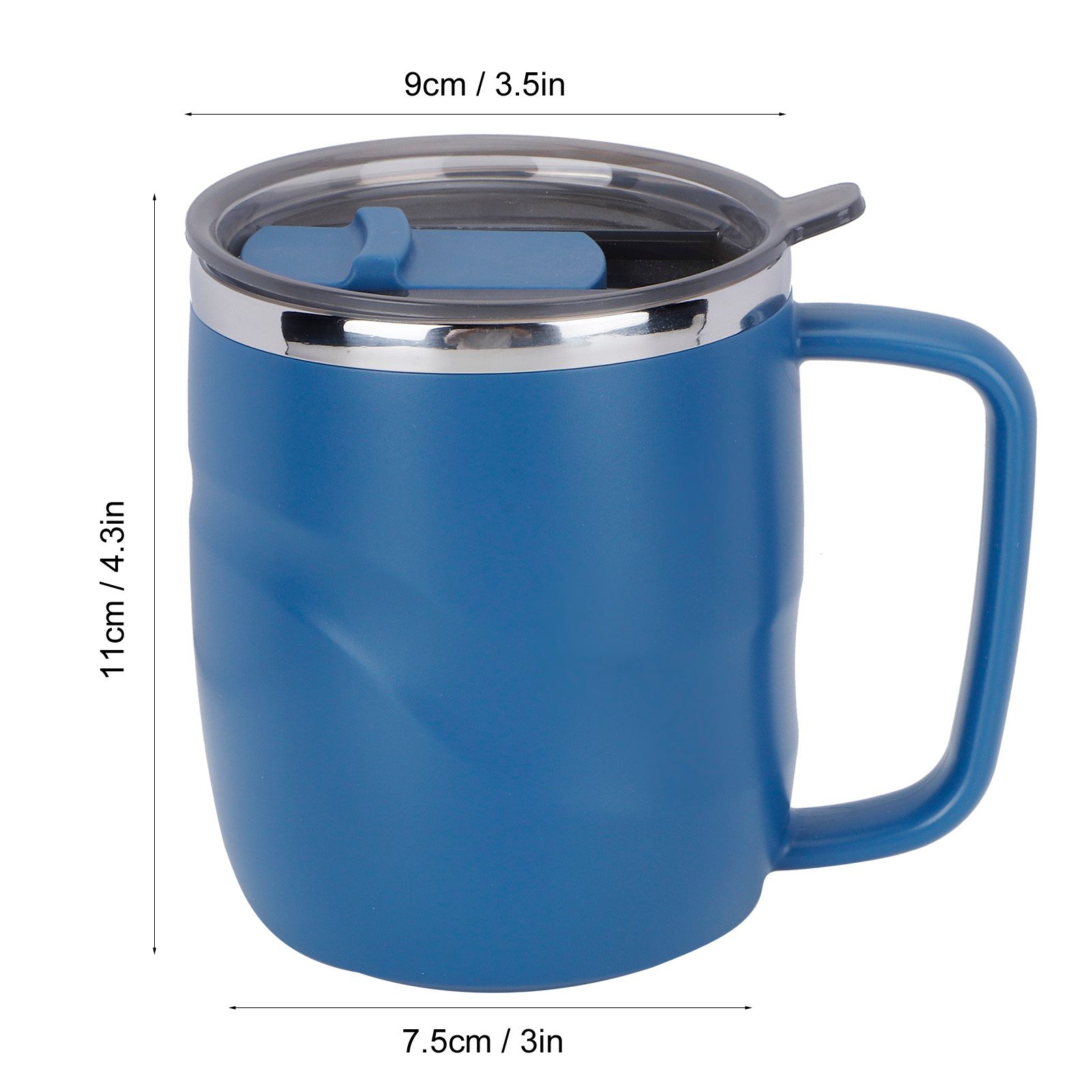 400ml Coffee Mug Stainless Steel Anti Scalding Water Cup with Lid for Home view 12
