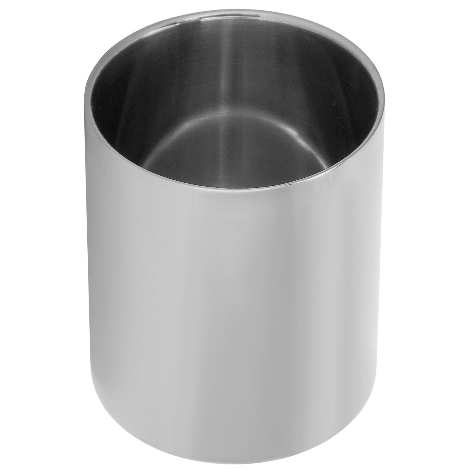 Stainless Steel Pencil Cup Holder Desk Organizer Flower Vases Pen Makeup Brush view 7