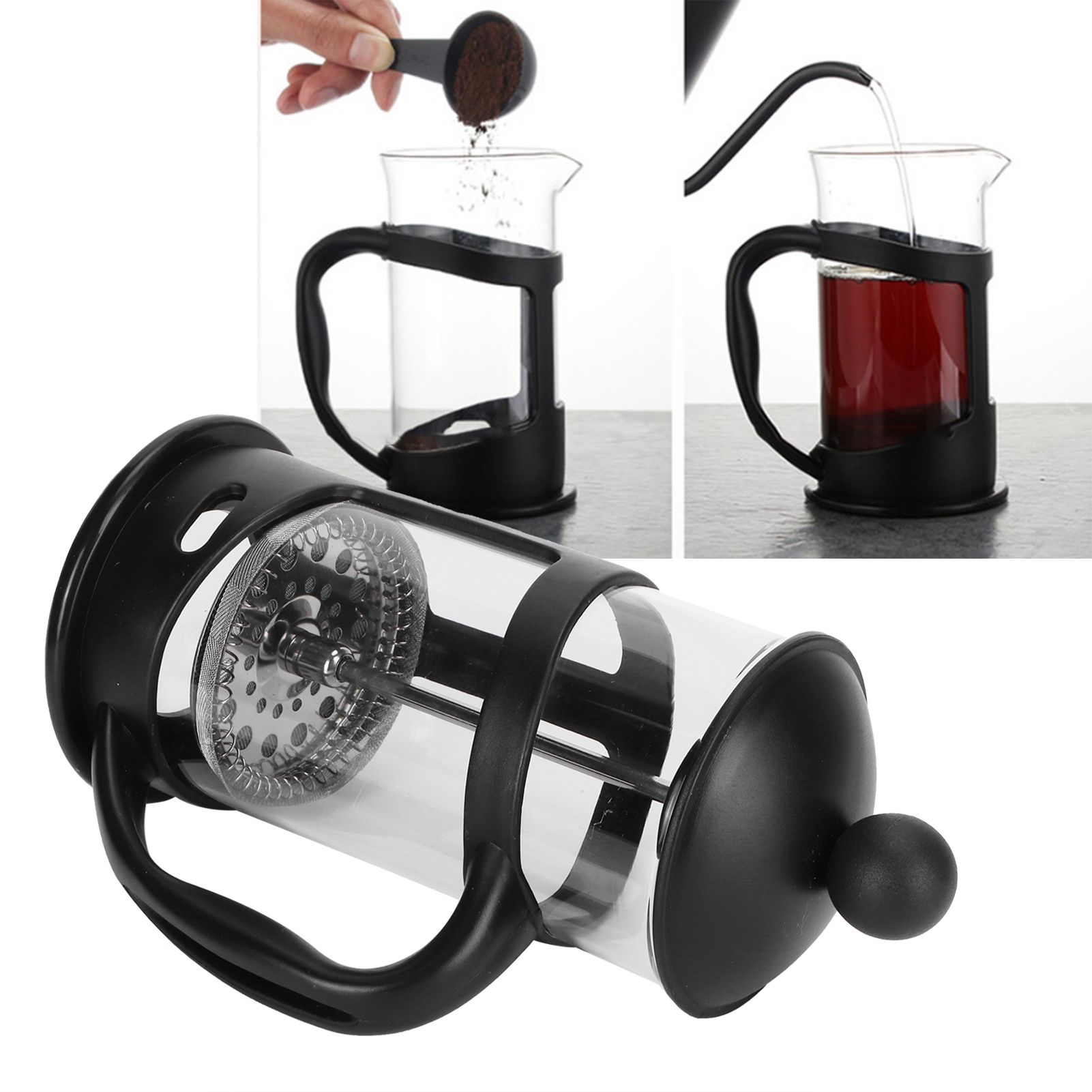 Coffee Tea Maker Kettle High Temperature Resistant Borosilicate Filter Teapot view 9