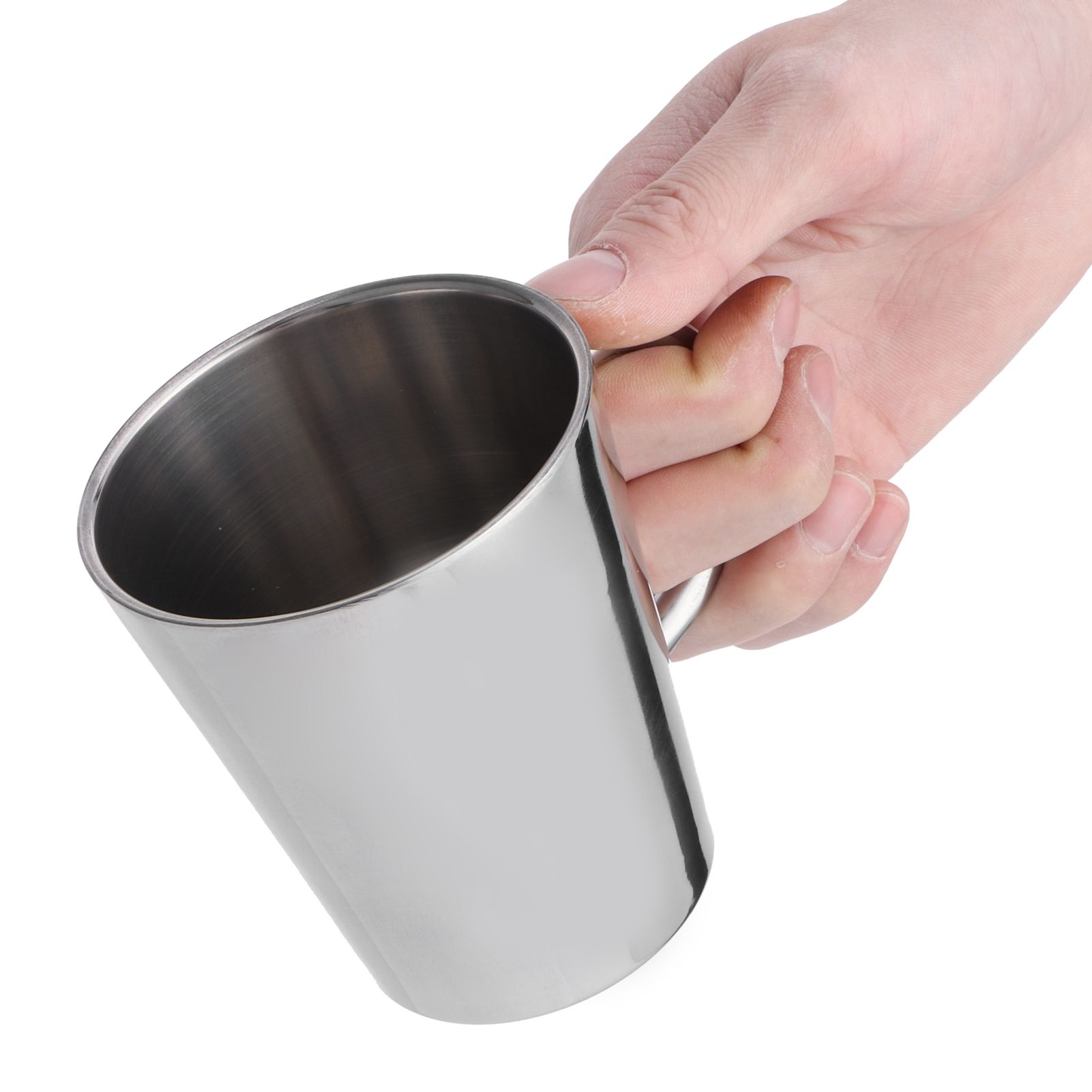 300ml Portable Mug 304 Stainless Steel Double Walled Insulated Coffee Beer Cup view 8