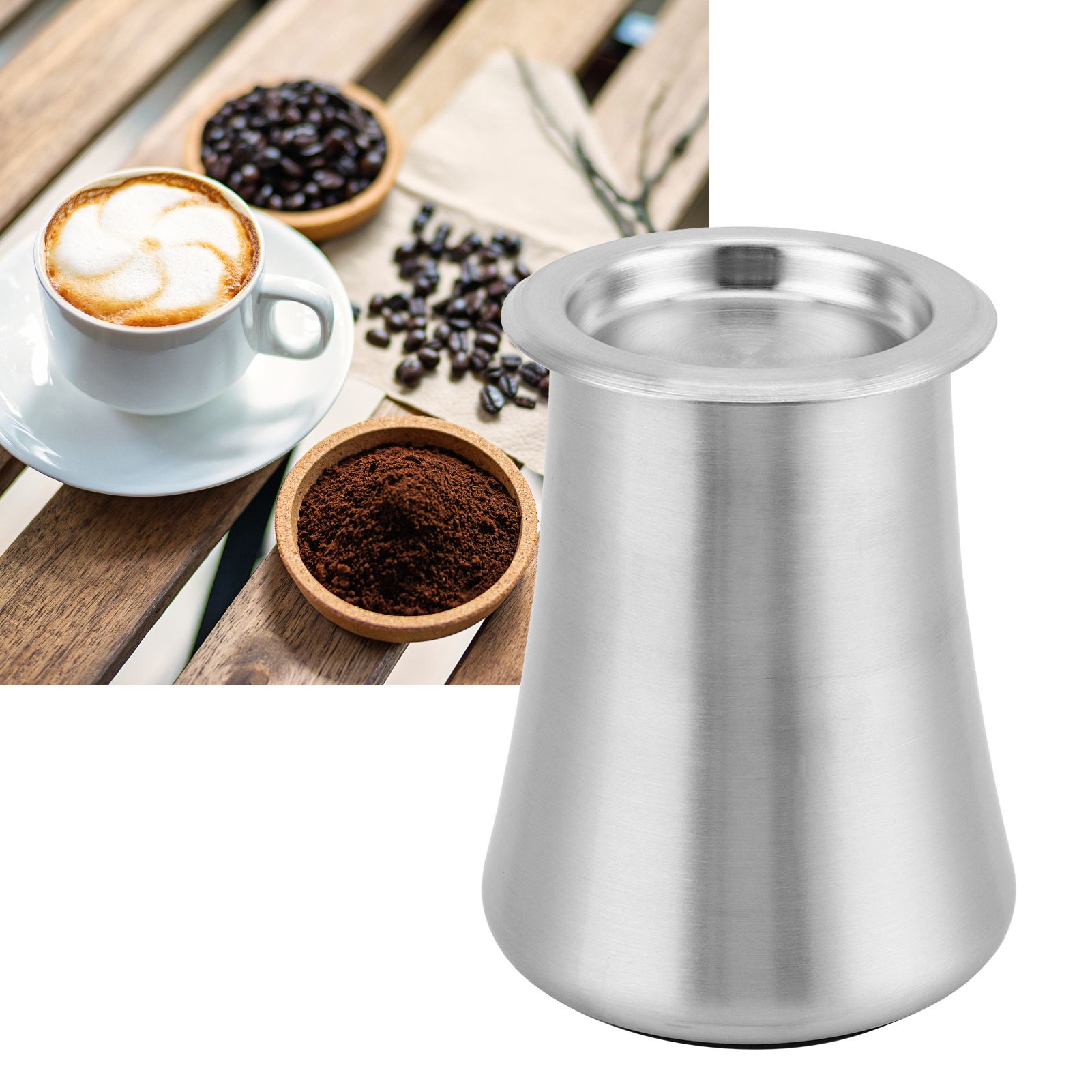 Coffee Powder Sieve 304 Stainless Steel Powder Sifter Container Home Filter view 10