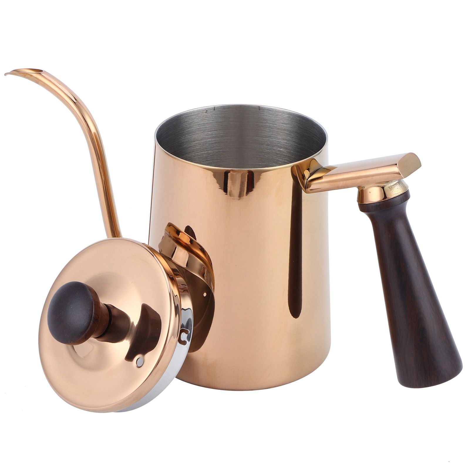 700ml Coffee Kettle 304 Stainless Steel Gooseneck Spout Coffee Drip Pot with view 5