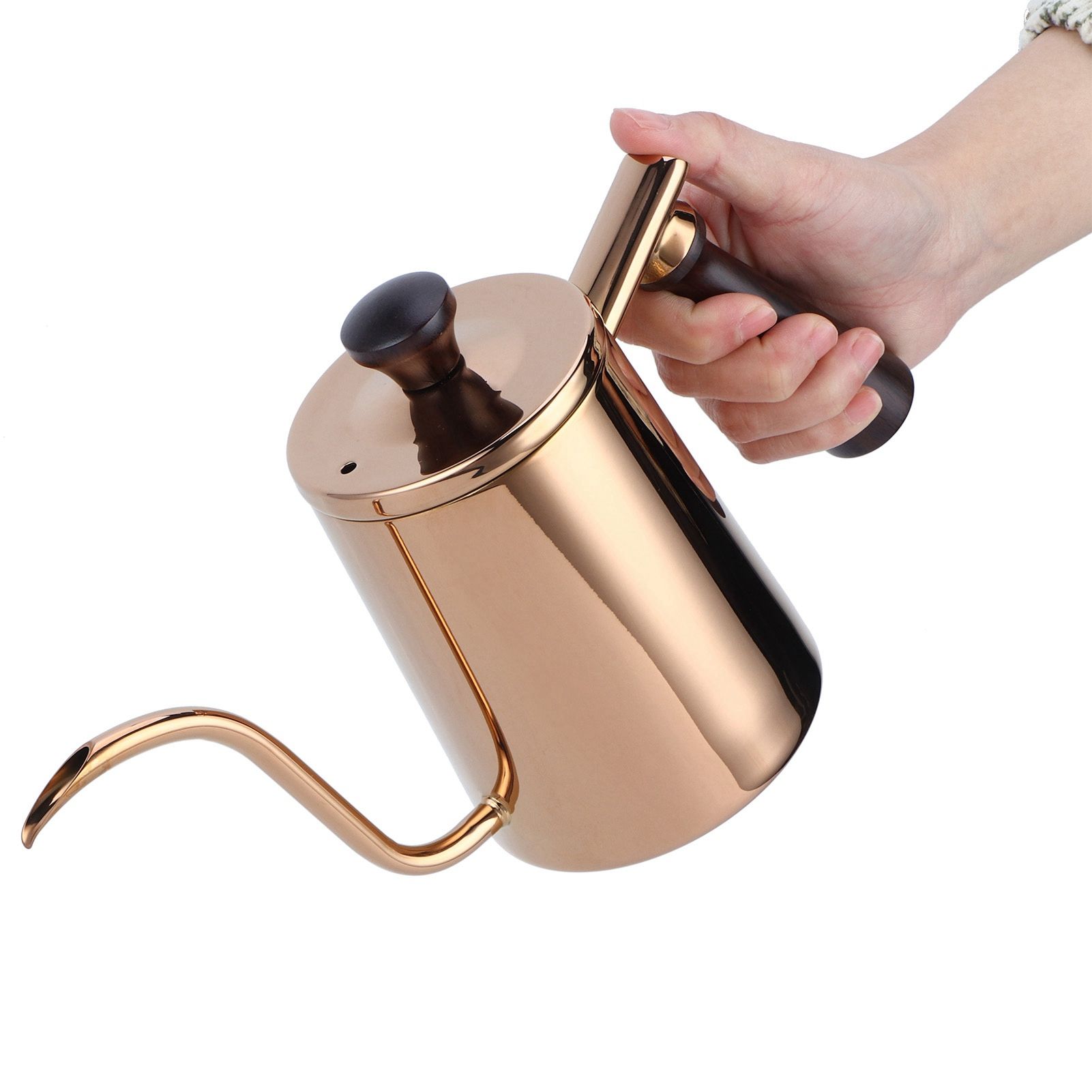 700ml Coffee Kettle 304 Stainless Steel Gooseneck Spout Coffee Drip Pot with view 8