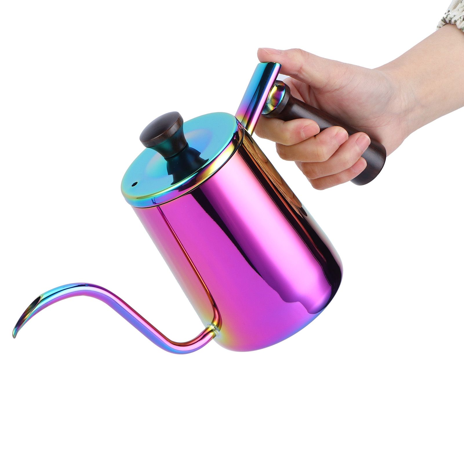 700ml Coffee Kettle 304 Stainless Steel Gooseneck Spout Coffee Drip Pot with view 6