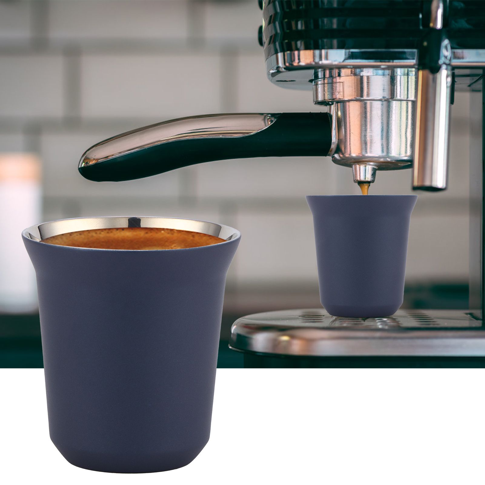 Stainless Steel Coffee Cup Double Wall Insulated Capsule Cup Mug for Home view 10