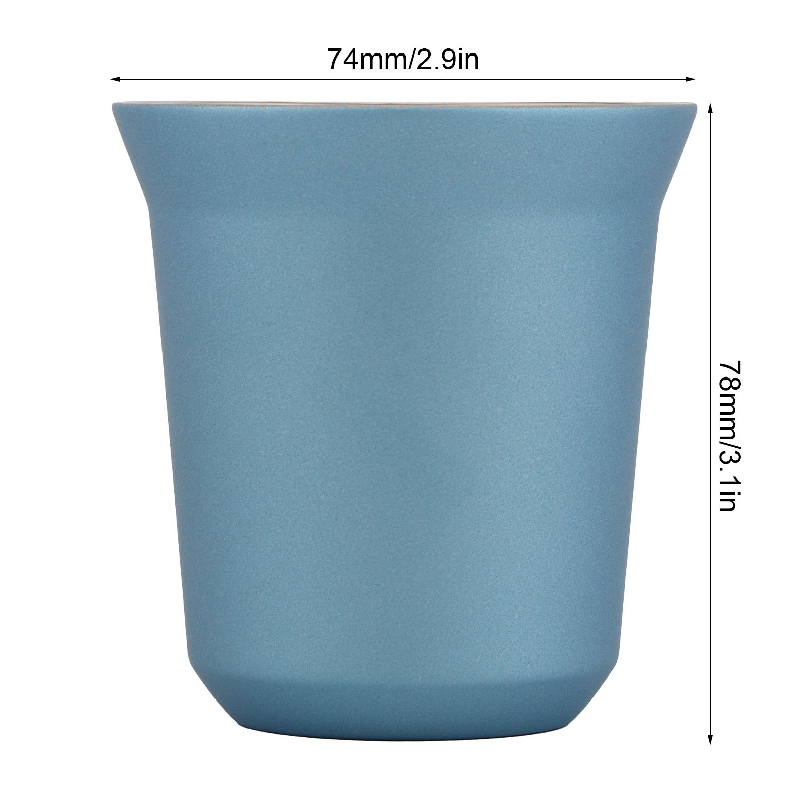 Stainless Steel Coffee Cup Double Wall Insulated Capsule Cup Mug for Home view 14