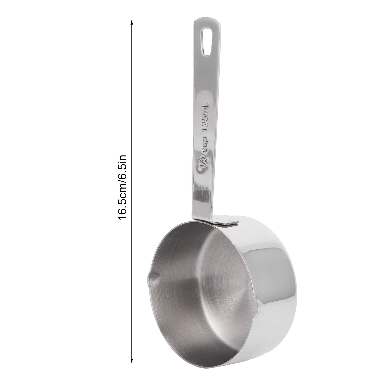 Baking Measuring Spoon 304 Stainless Steel Measuring Cup Scoop with Scales view 14