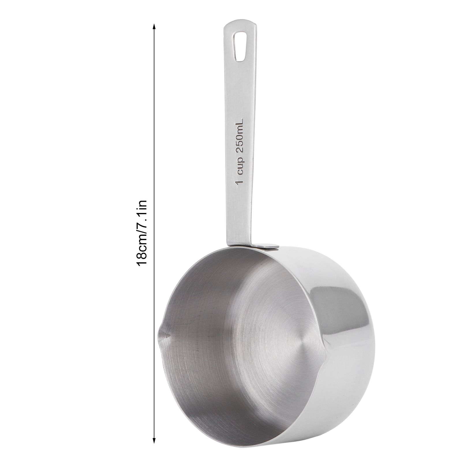 Baking Measuring Spoon 304 Stainless Steel Measuring Cup Scoop with Scales view 14