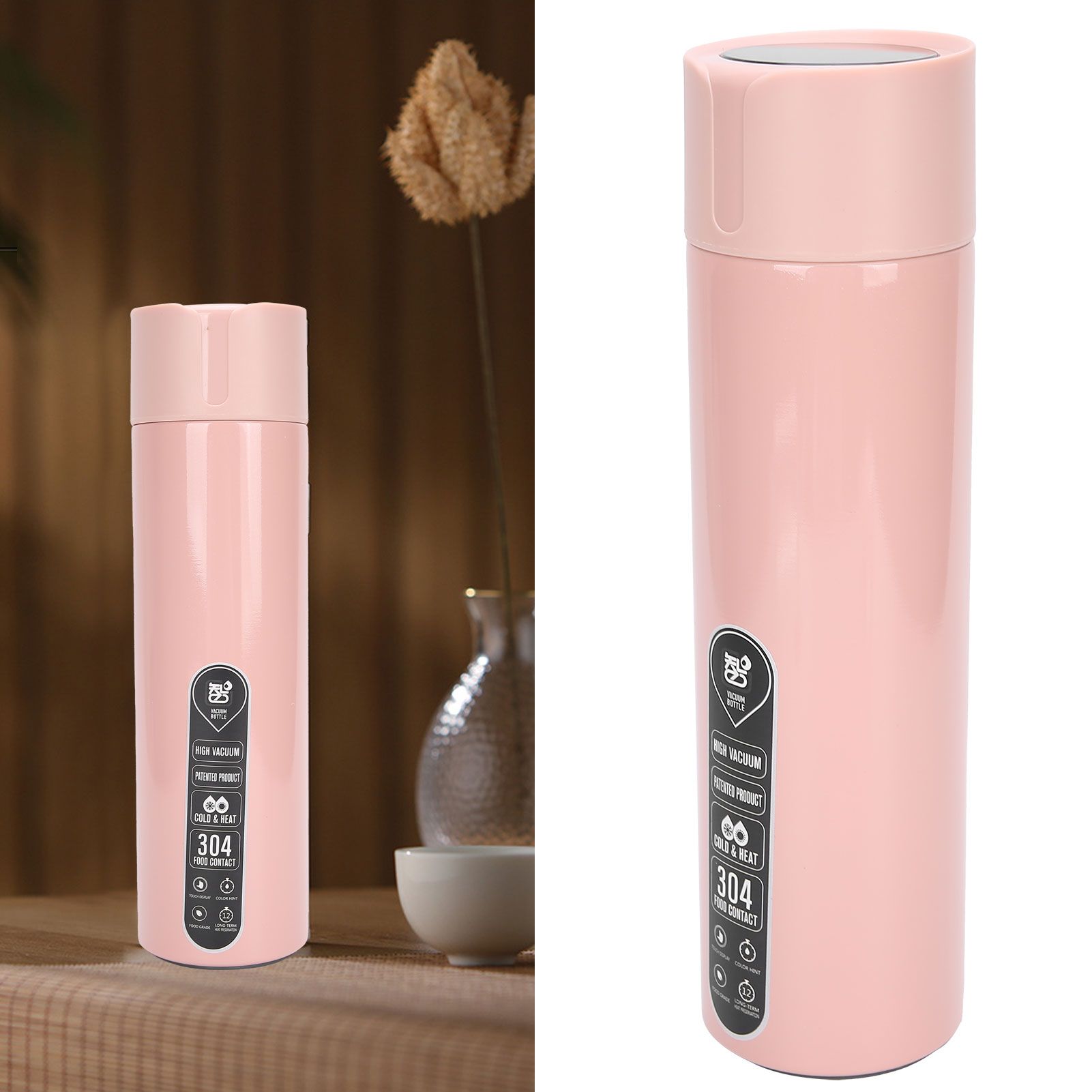 Smart Water Bottle Touch Temperature Display Timed Reminder Vacuum Insulated view 9