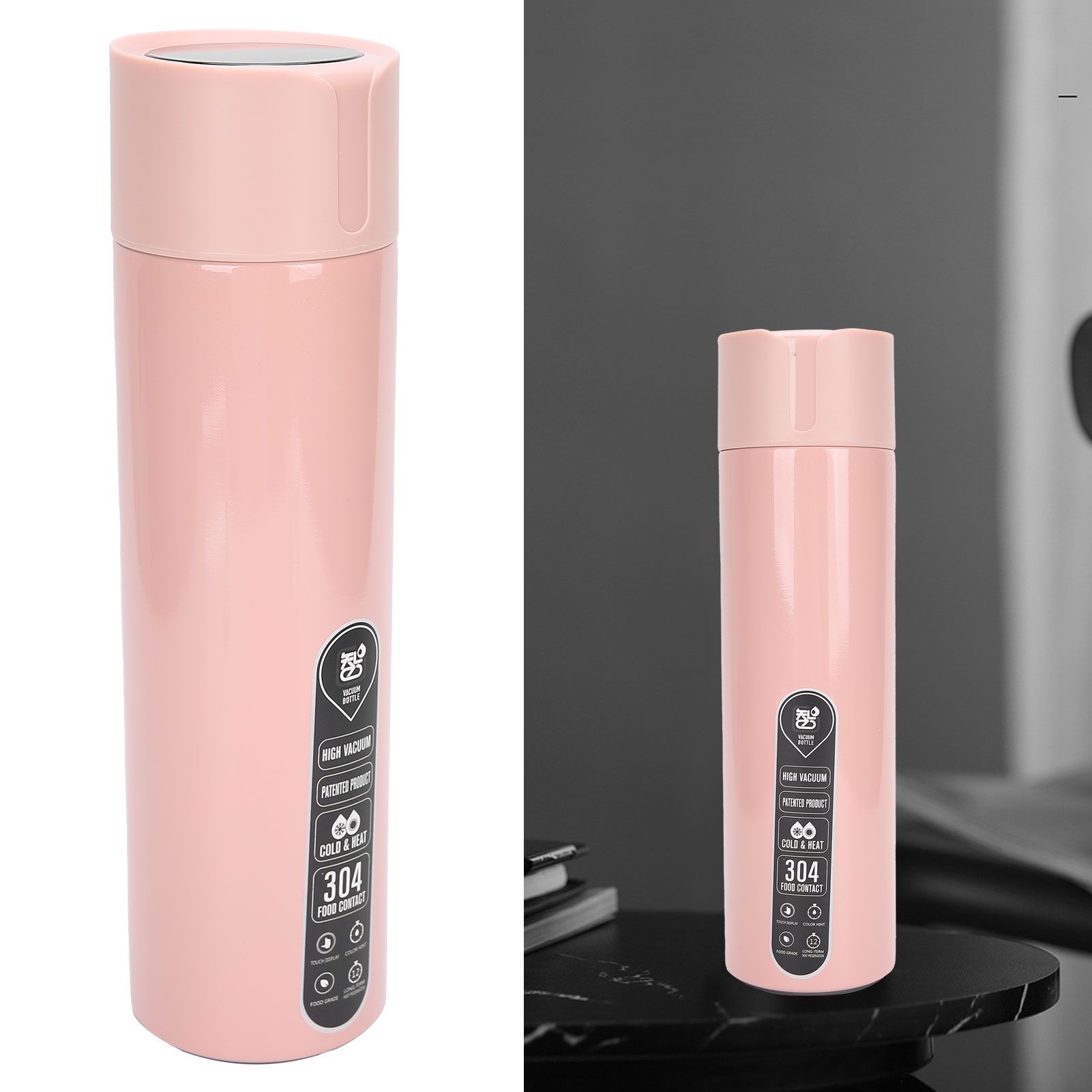 Smart Water Bottle Touch Temperature Display Timed Reminder Vacuum Insulated view 10