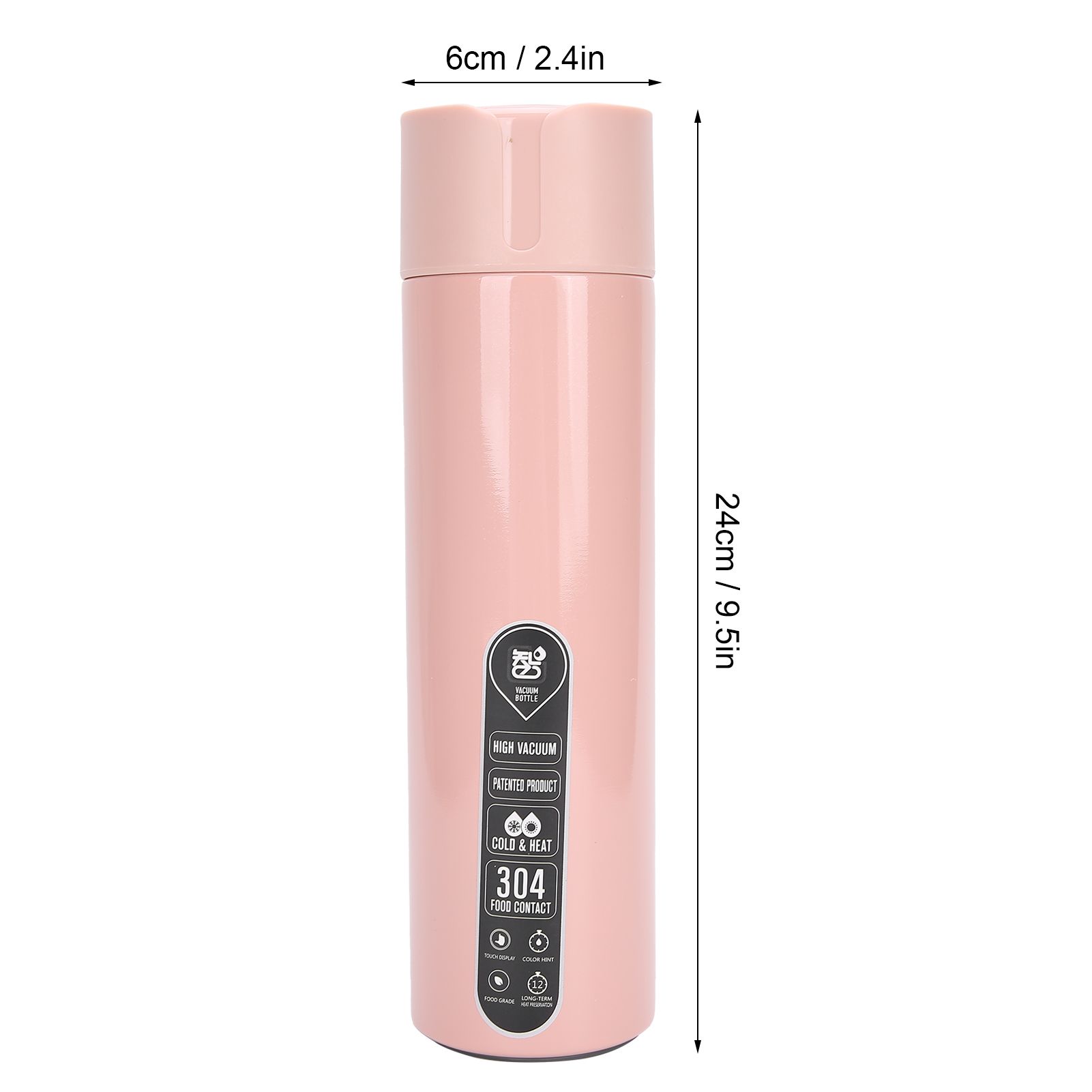 Smart Water Bottle Touch Temperature Display Timed Reminder Vacuum Insulated view 13