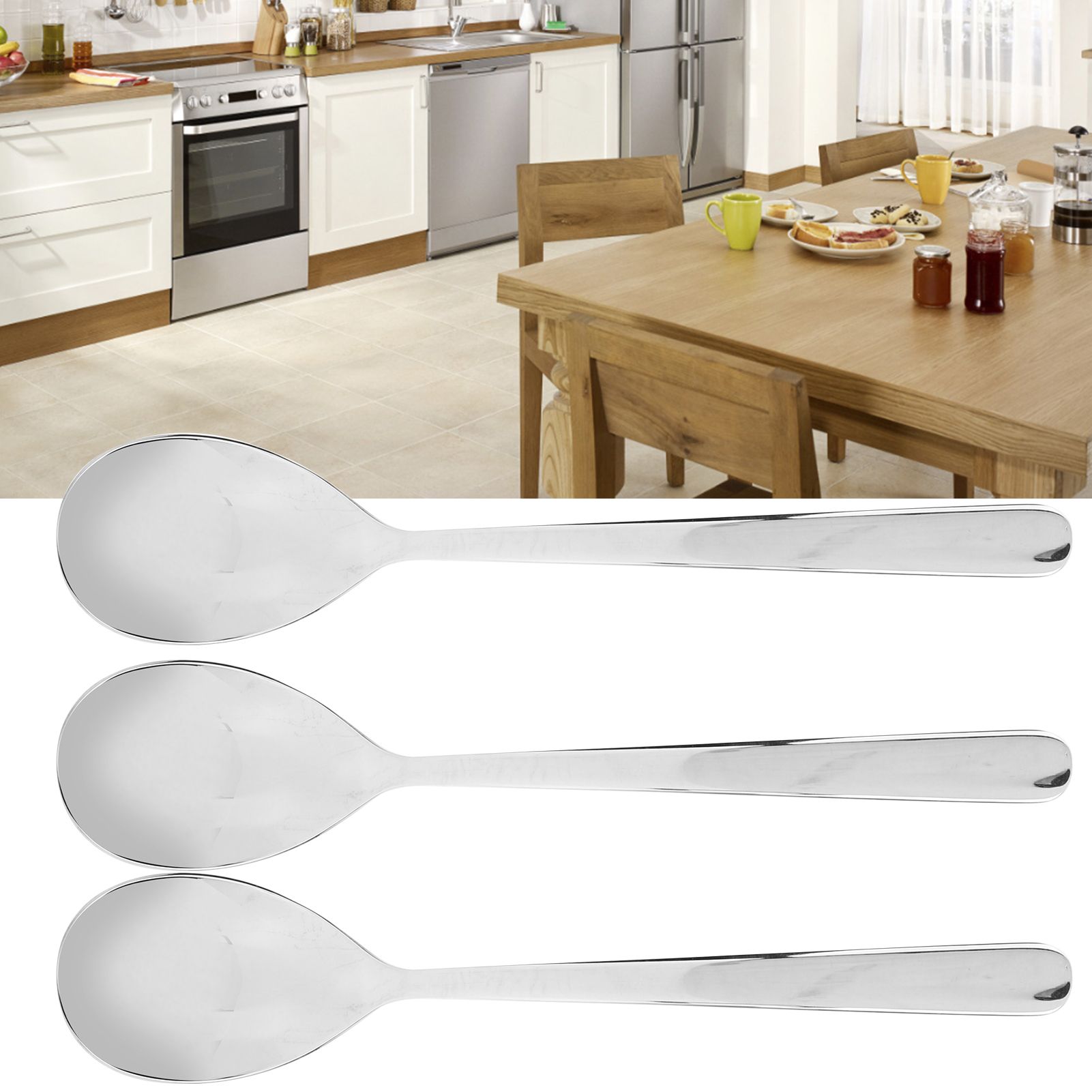 12PCS Silverware Set Stainless Steel Flatware Cutlery Kitchen Utensils for view 9