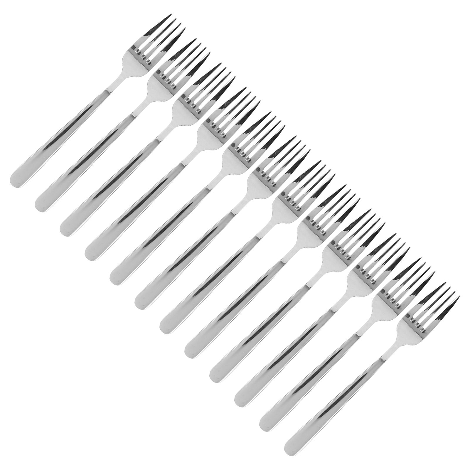 12PCS Silverware Set Stainless Steel Flatware Cutlery Kitchen Utensils for view 5