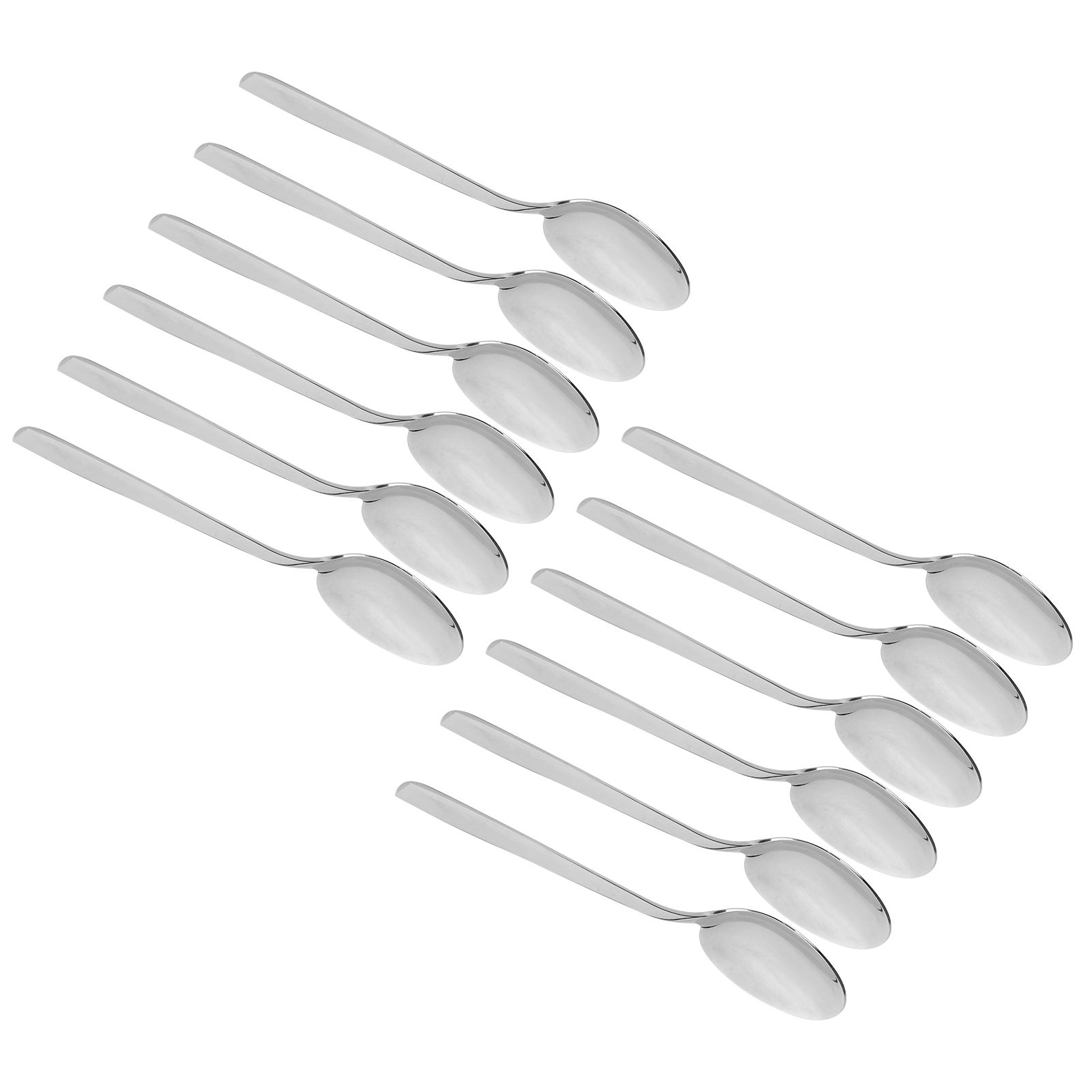12Pcs Long Handle Dessert Spoon 316 Stainless Steel Soup Coffee Stirring Spoon view 6