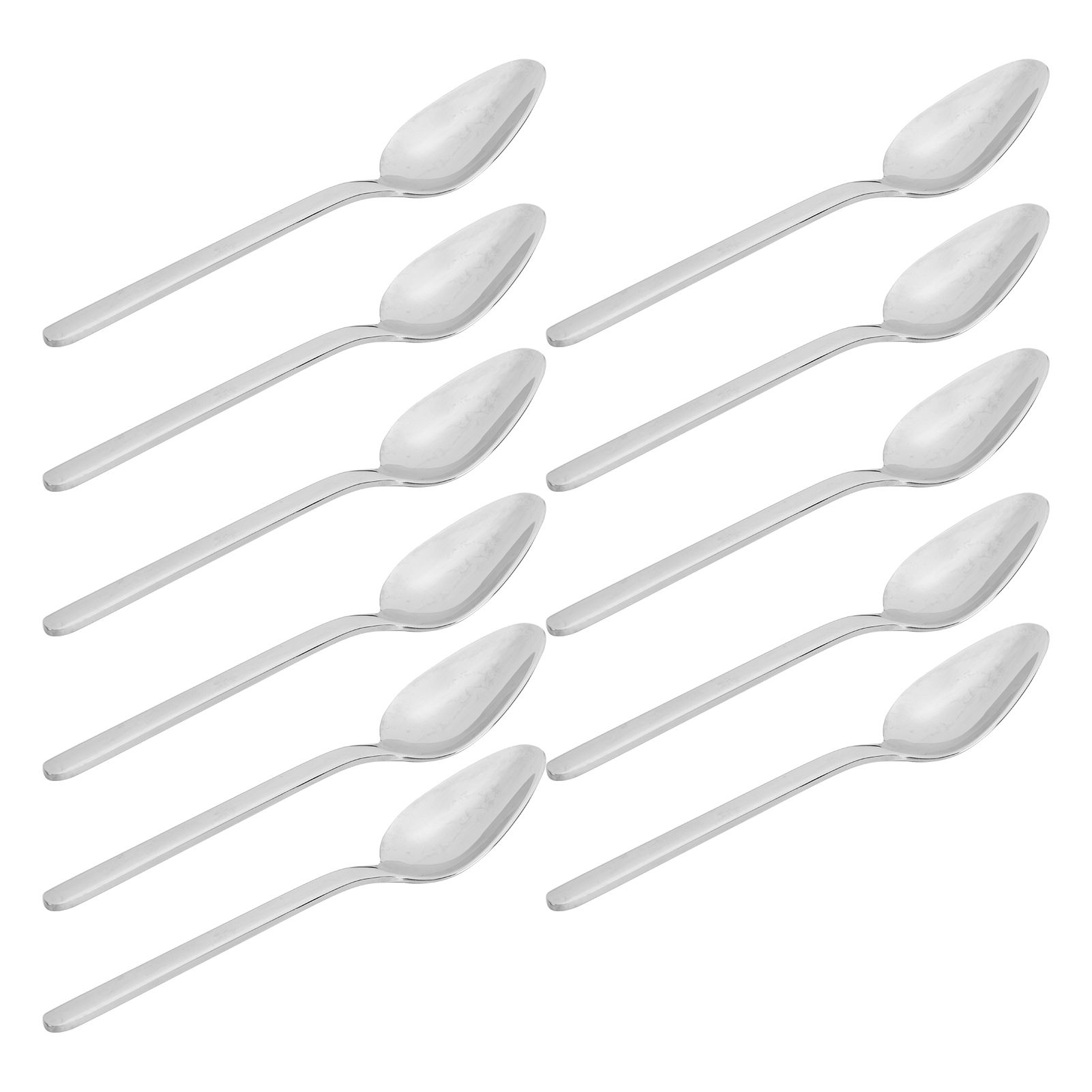 12Pcs Thickened Coffee Spoon 316 Stainless Steel Mirror Polishing Dessert view 2