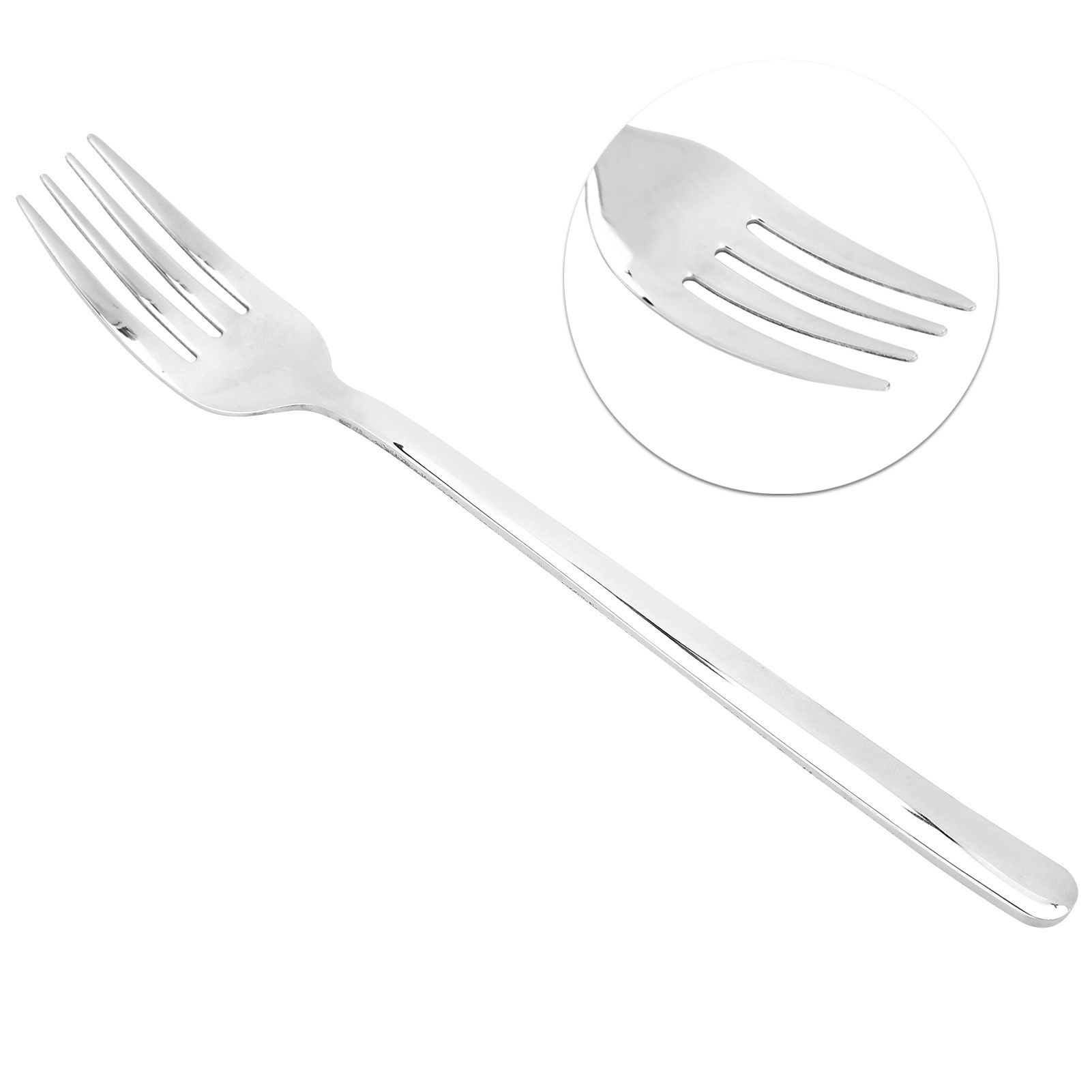 Stainless Steel Dinner Forks Salad Fork Cutlery Tableware for Home Restaurant view 7