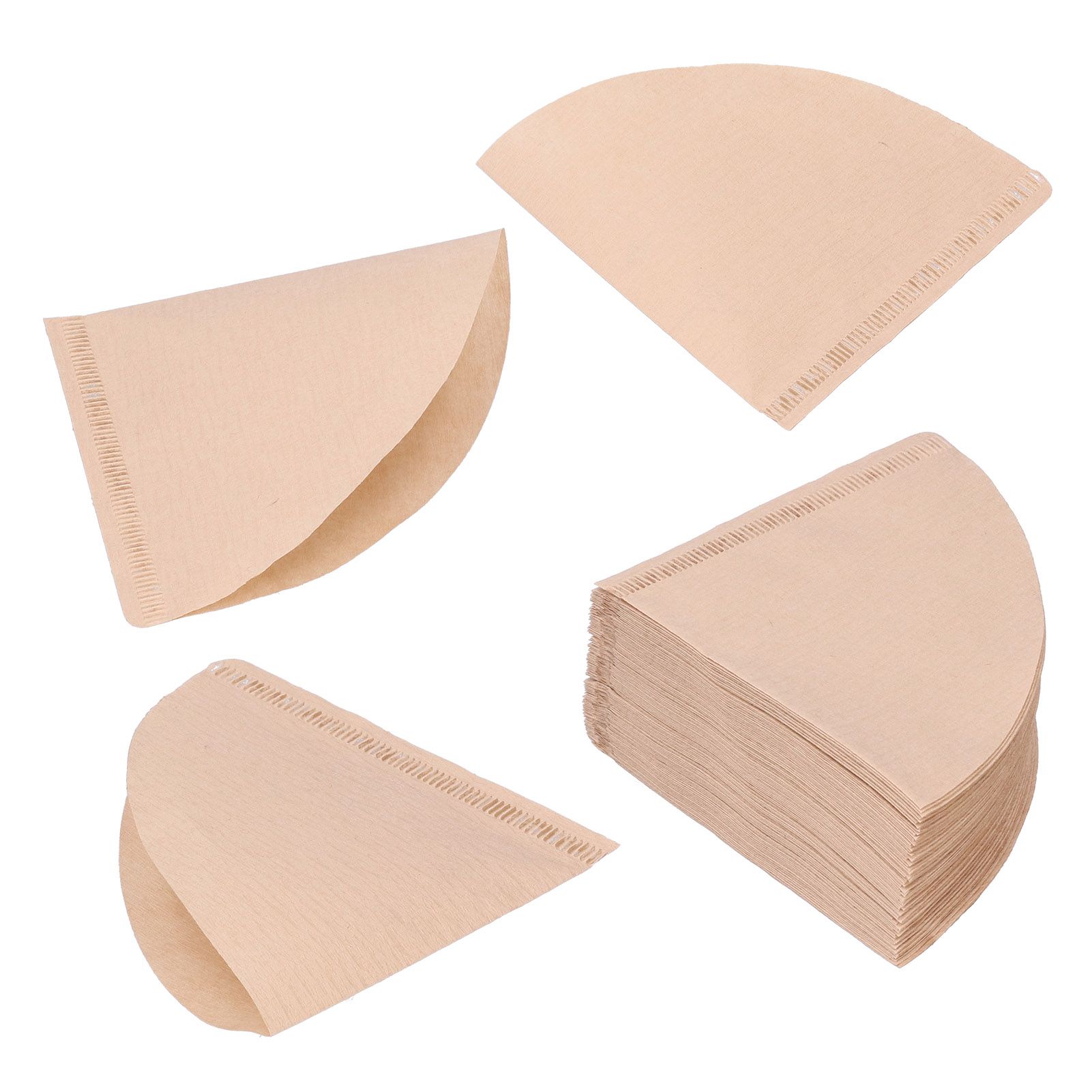 100Pcs Filter Paper Disposable Coffee Strainer Drip Paper Coffee Filtration view 8