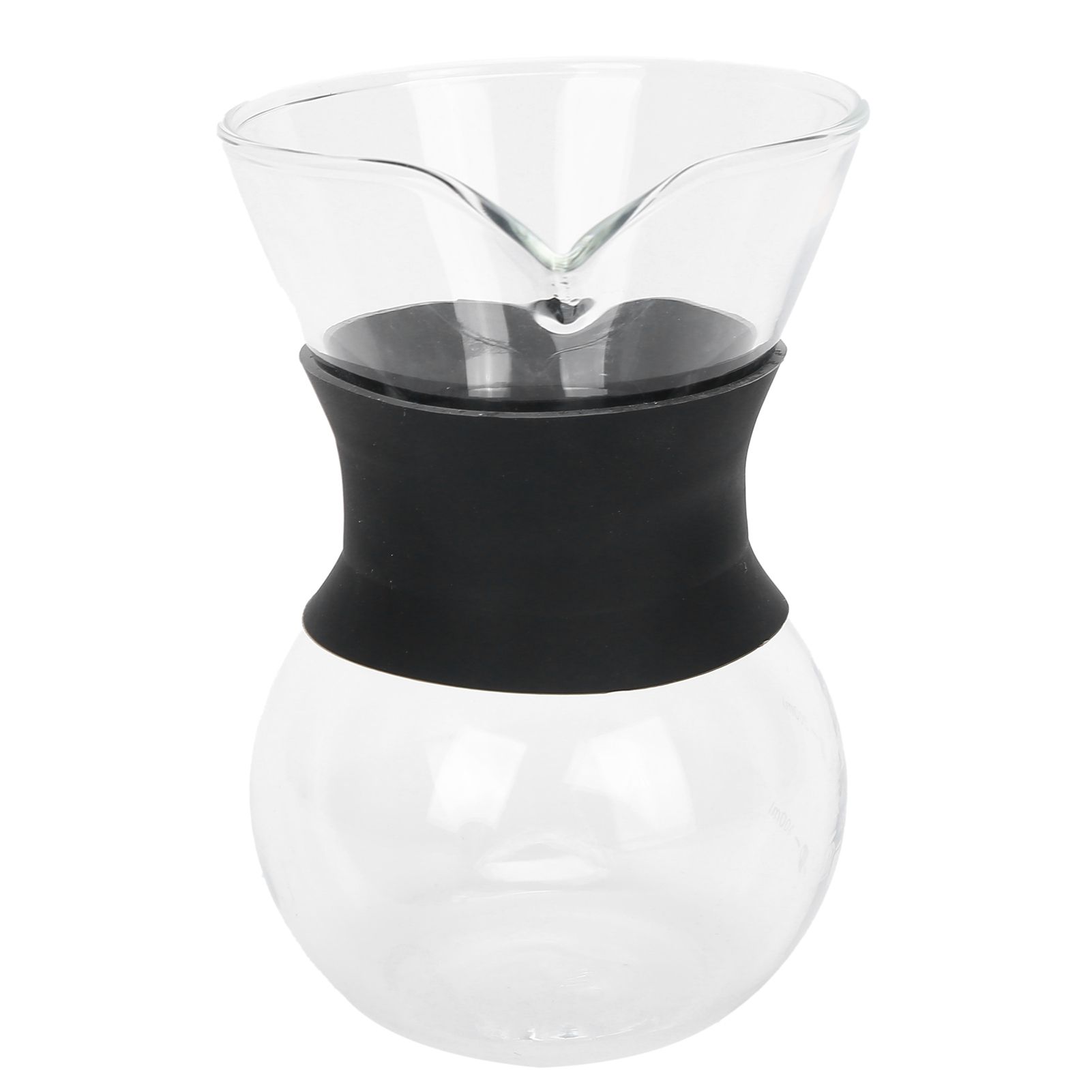 Reusable Glass Coffee Pot with Stainless Steel Filter Manual Drip Coffee Maker view 7