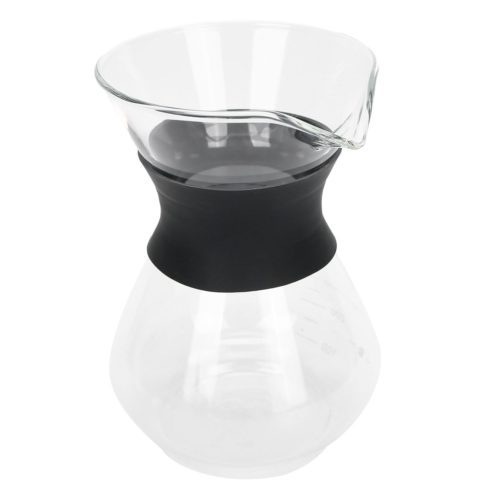 Reusable Glass Coffee Pot with Stainless Steel Filter Manual Drip Coffee Maker view 6