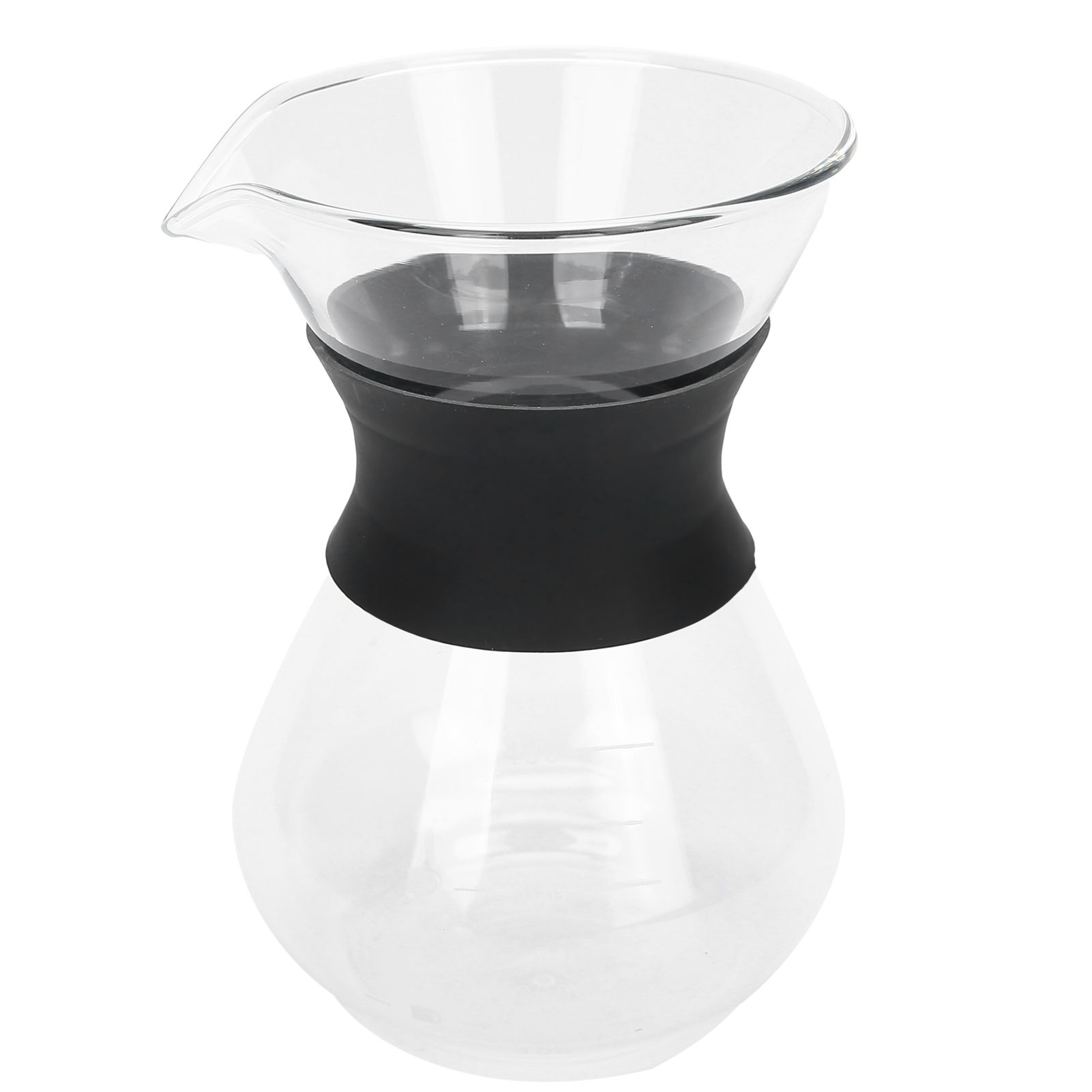 Reusable Glass Coffee Pot with Stainless Steel Filter Manual Drip Coffee Maker view 7