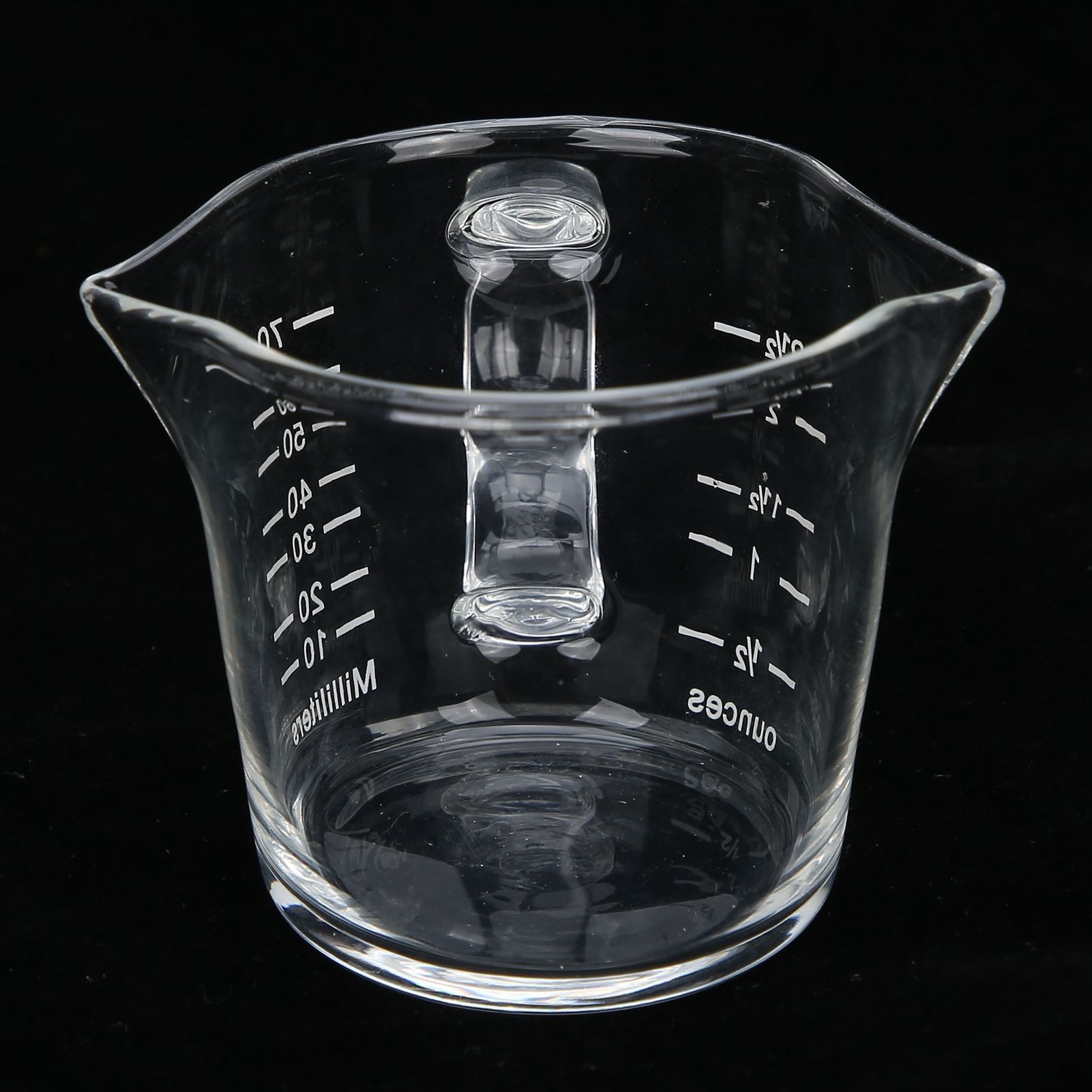 Coffee Cup with Double Spouts Scale Hand Made Borosilicate Glass Measuring Cup view 15