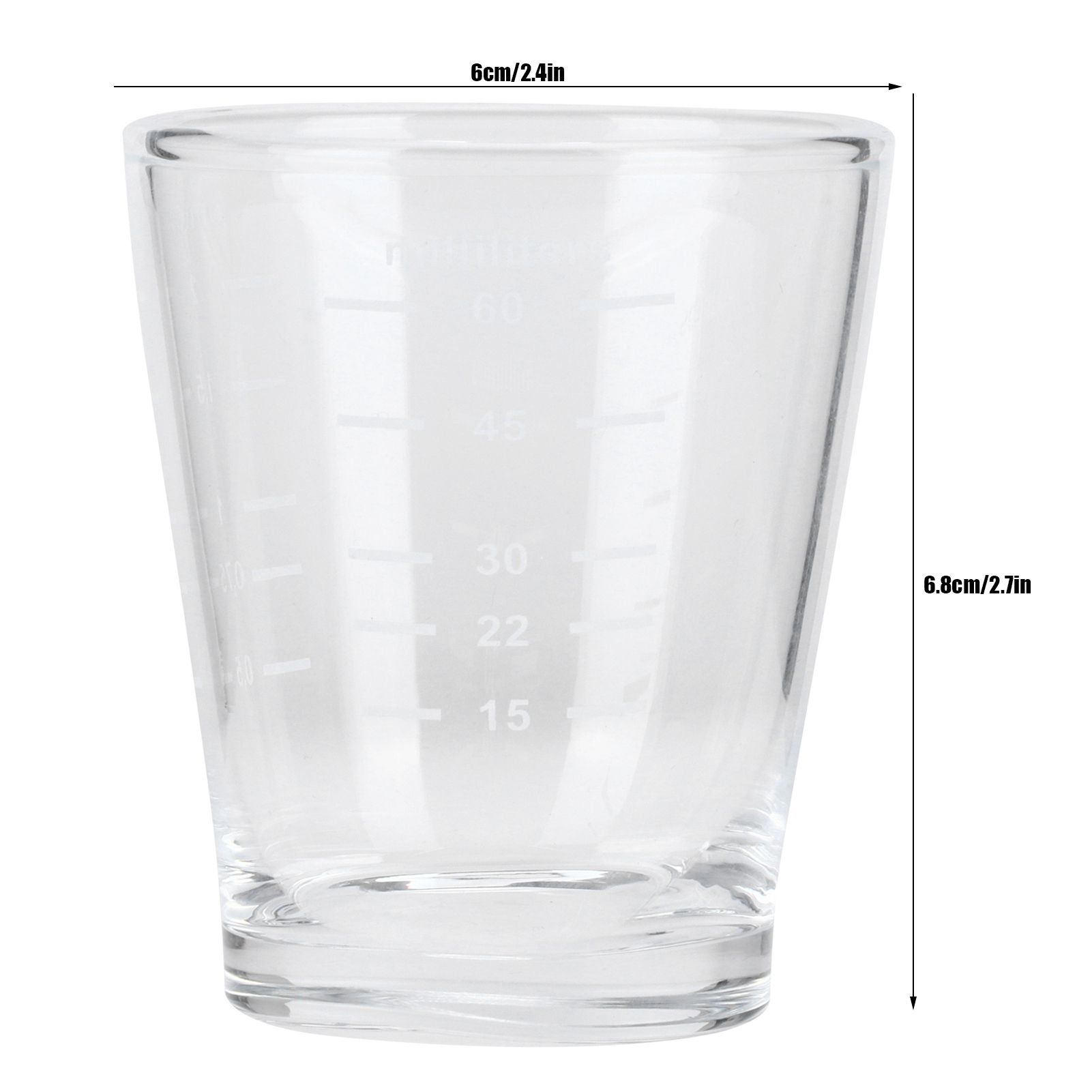 80ml Coffee Cup with Scales Milk Measuring Glass for Home Office Coffee Shop view 12