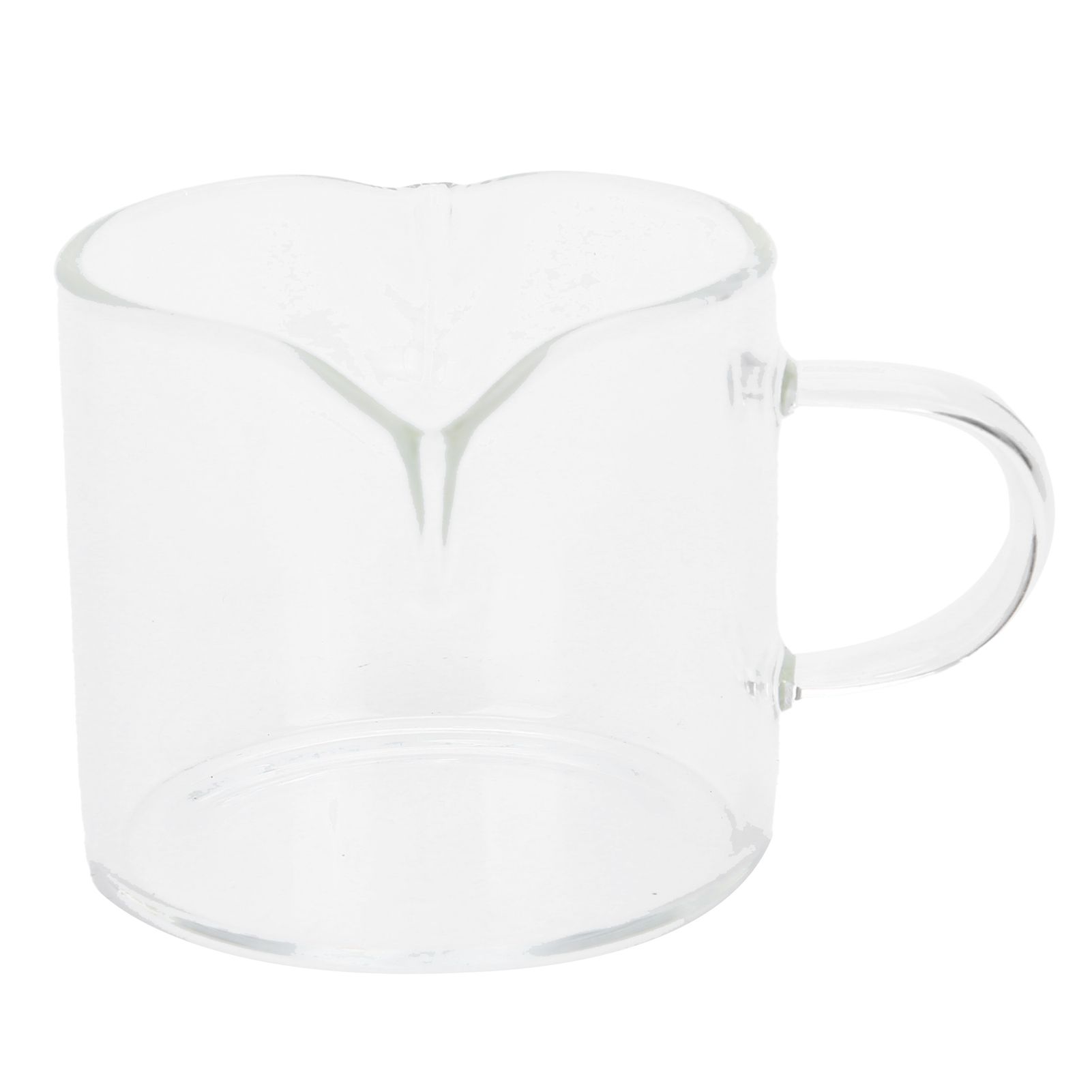 Heat Resistant Glass Measuring Cup Small Milk Coffee Double Mouthed Ounce Cup