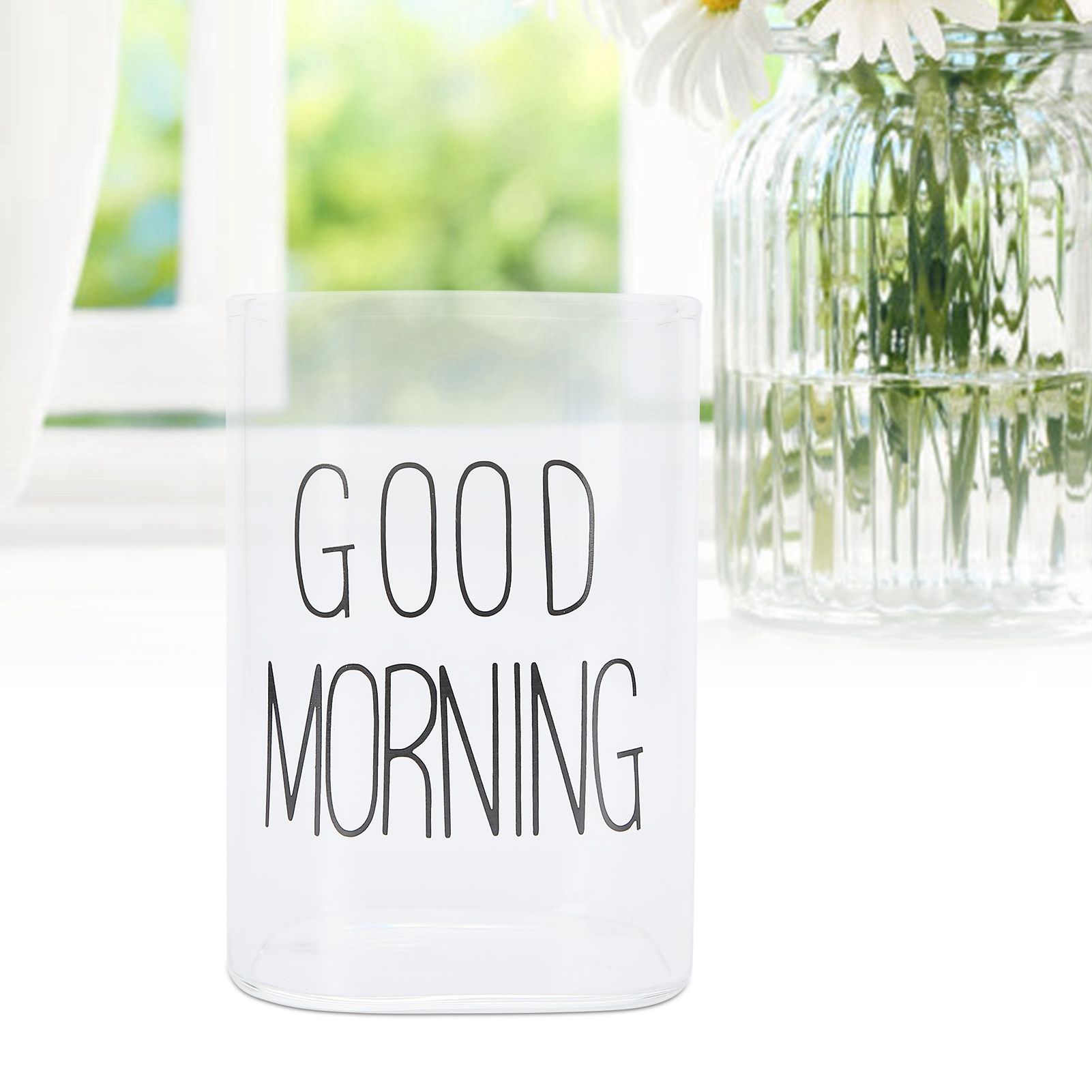 Transparent Milk Cup Innovative Coffee Mug Tea Drink Glass Drinkware for Home view 9