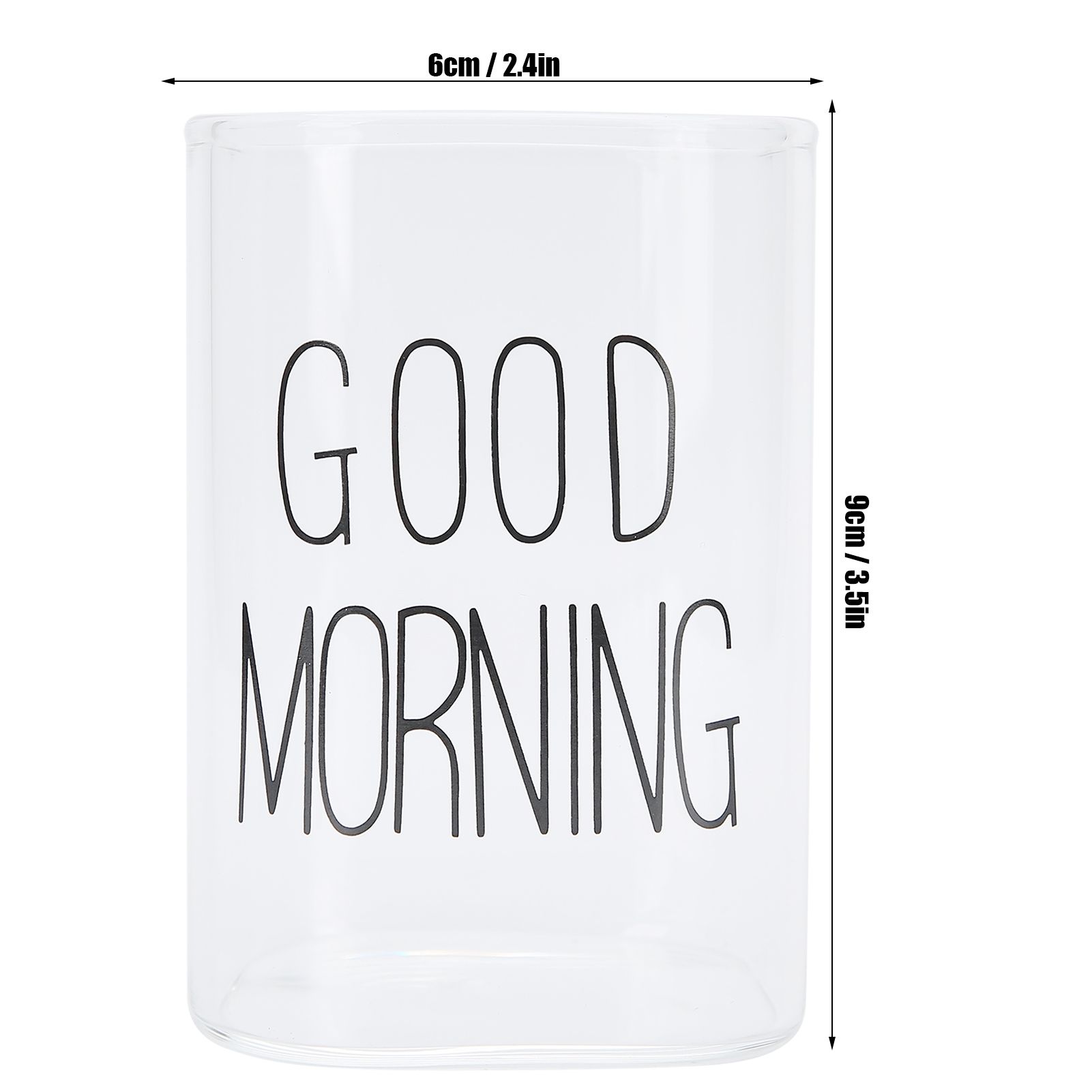 Transparent Milk Cup Innovative Coffee Mug Tea Drink Glass Drinkware for Home view 12