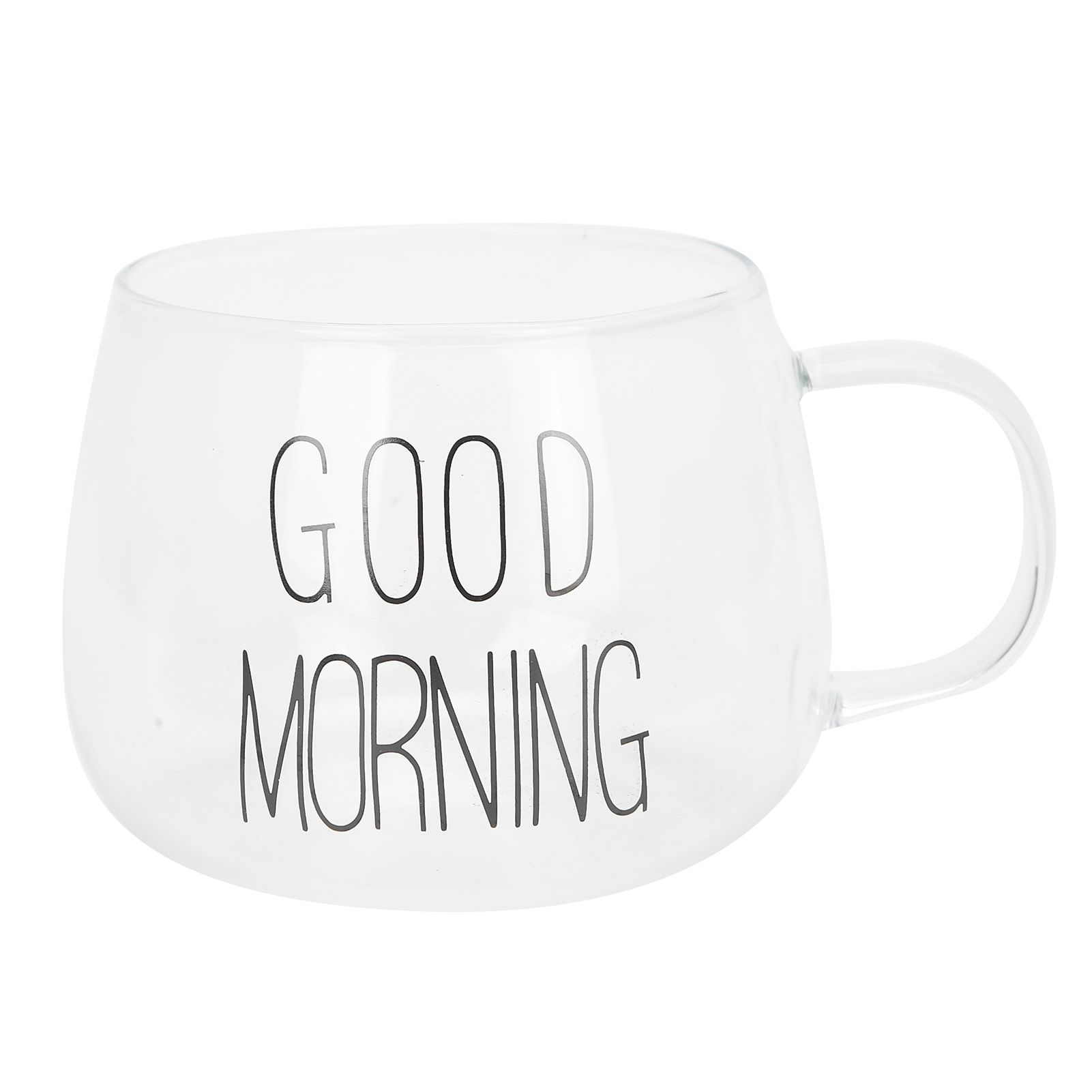 Coffee Cup Transparent Borosilicate Glass Mug with Handle for Milk Tea