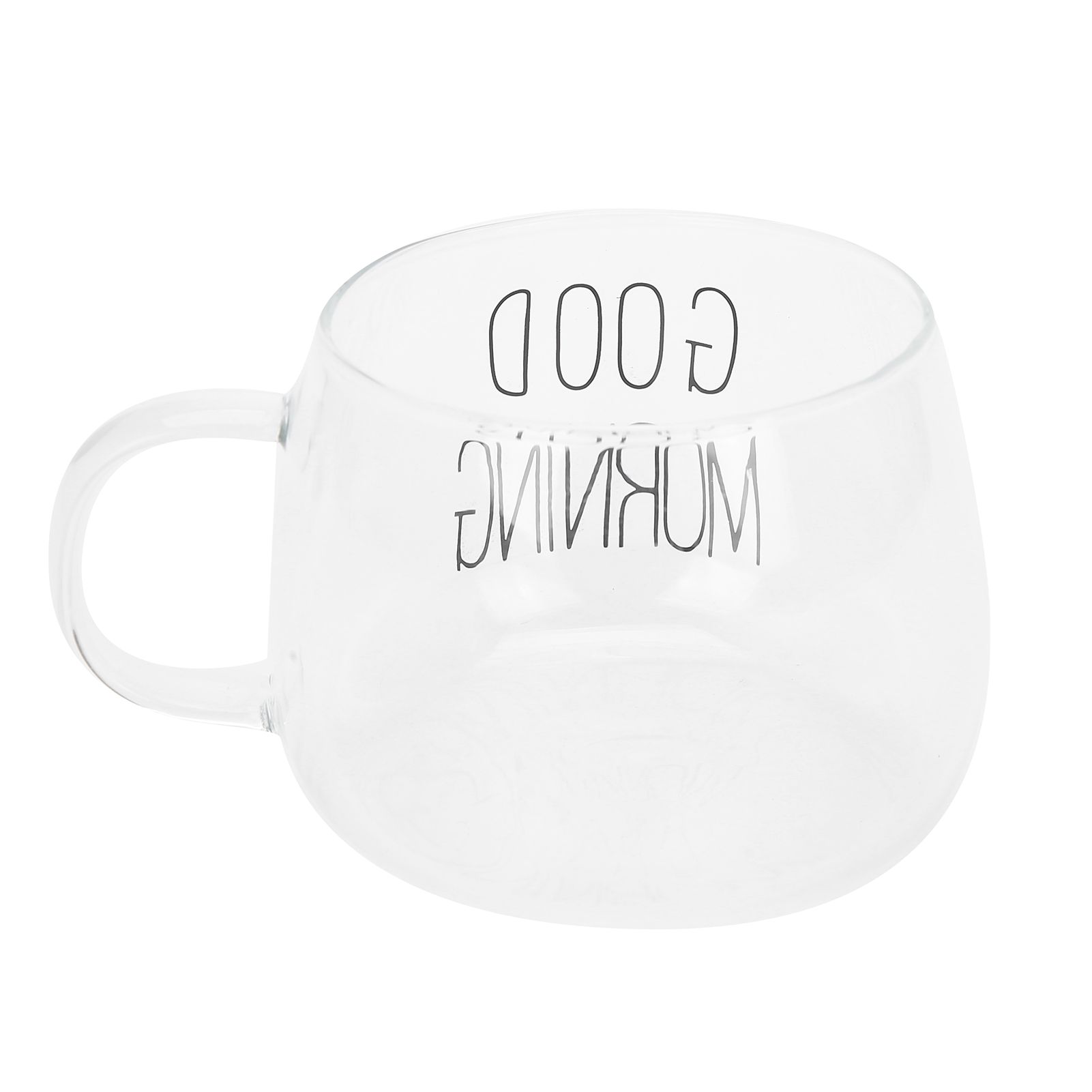 Coffee Cup Transparent Borosilicate Glass Mug with Handle for Milk Tea view 4