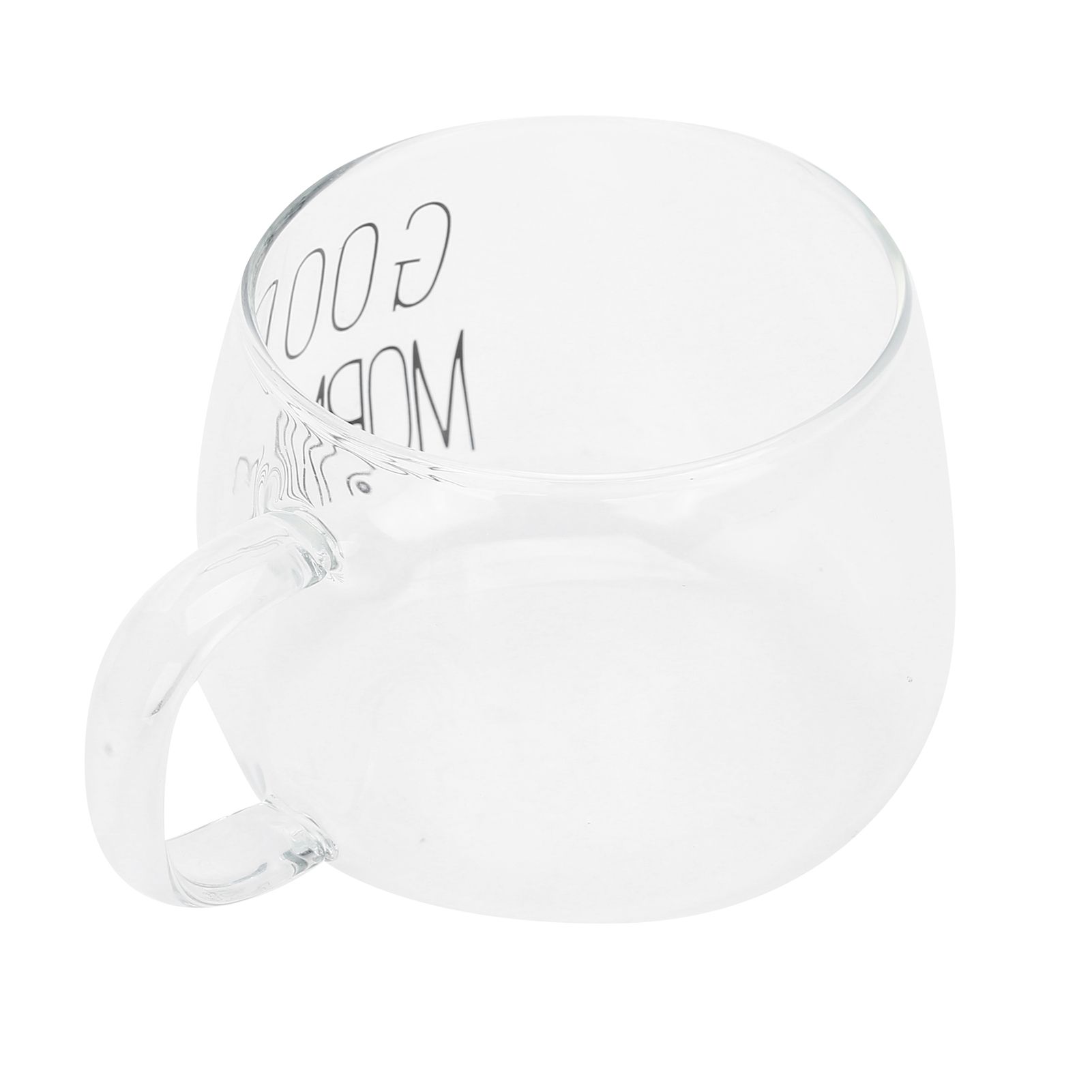 Coffee Cup Transparent Borosilicate Glass Mug with Handle for Milk Tea view 6