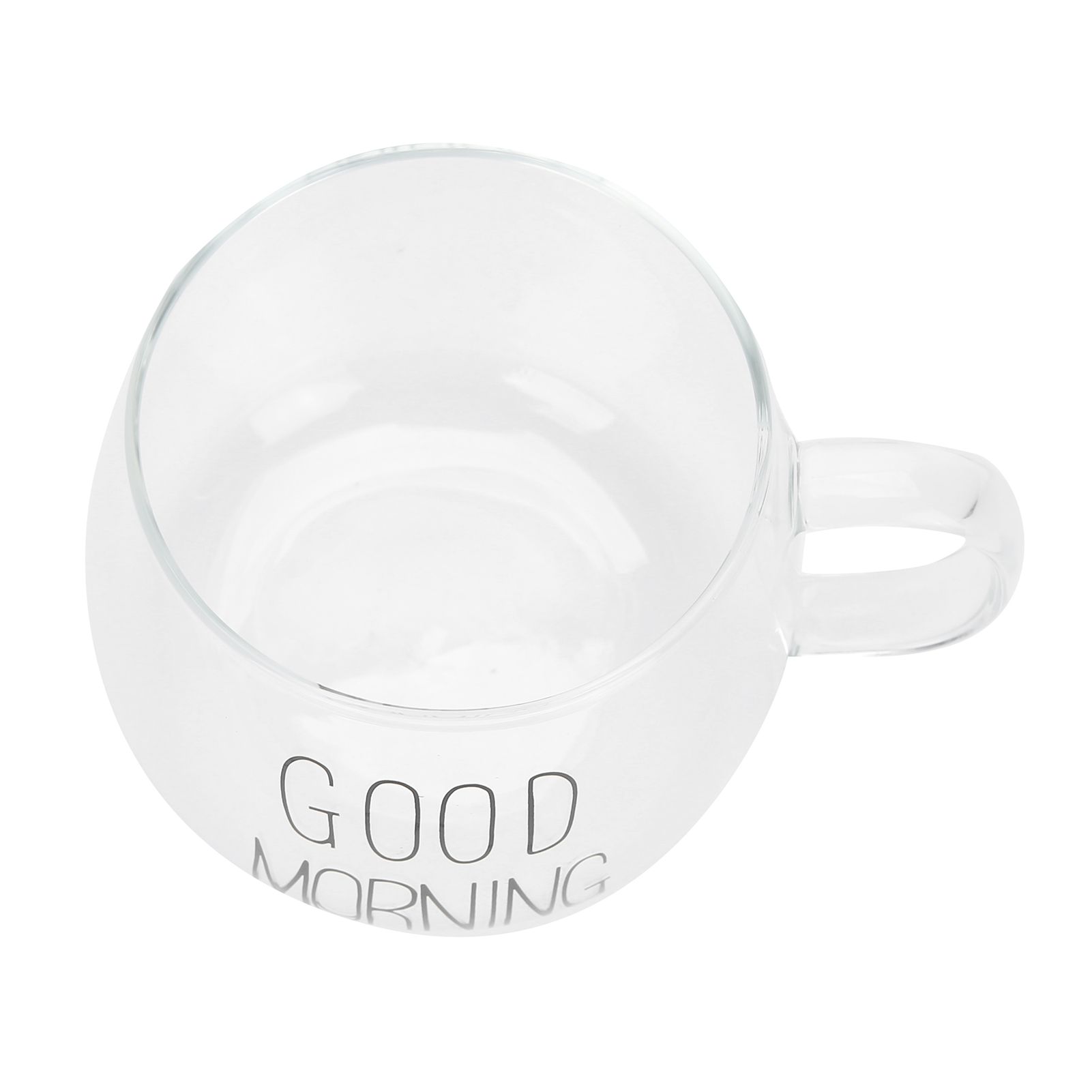 Coffee Cup Transparent Borosilicate Glass Mug with Handle for Milk Tea view 7