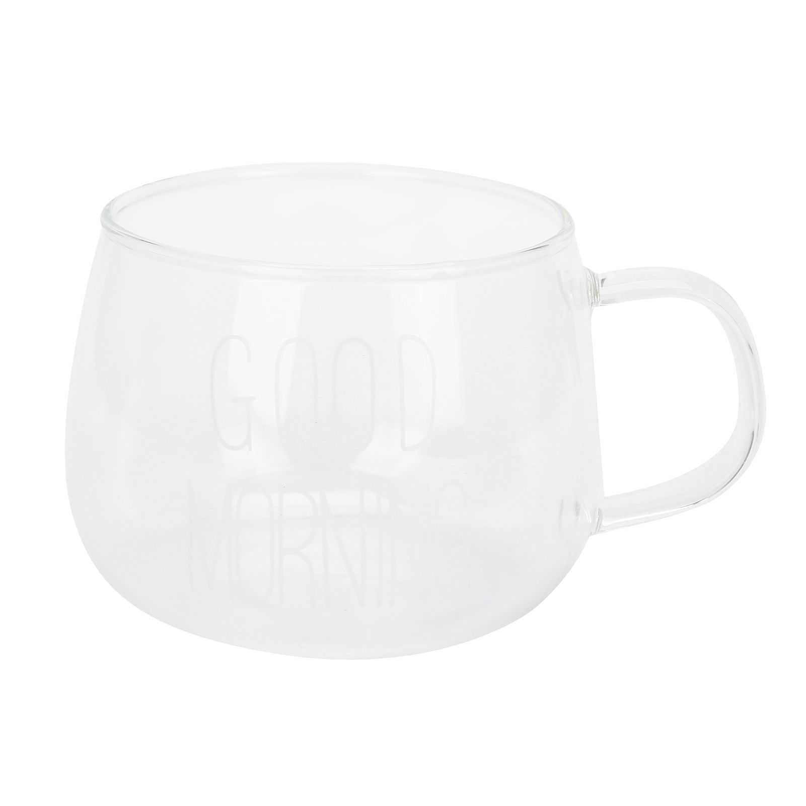 Coffee Cup Transparent Borosilicate Glass Mug with Handle for Milk Tea