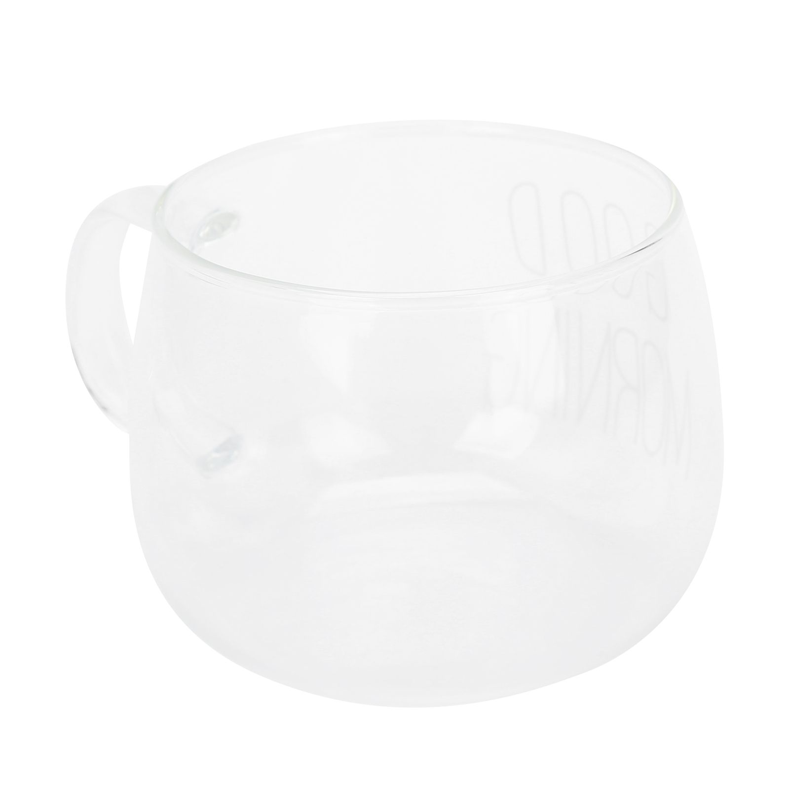 Coffee Cup Transparent Borosilicate Glass Mug with Handle for Milk Tea view 5