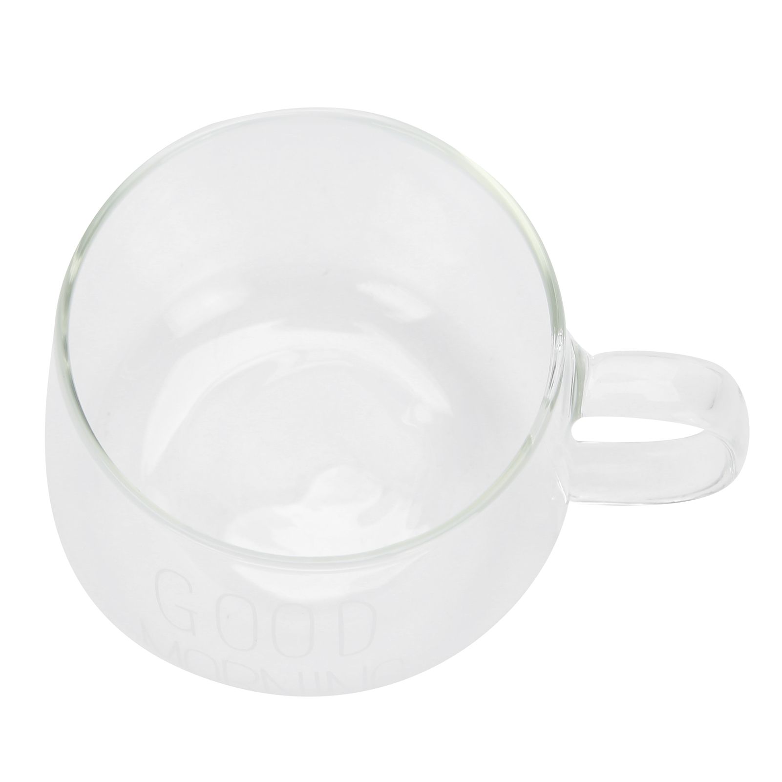 Coffee Cup Transparent Borosilicate Glass Mug with Handle for Milk Tea view 7