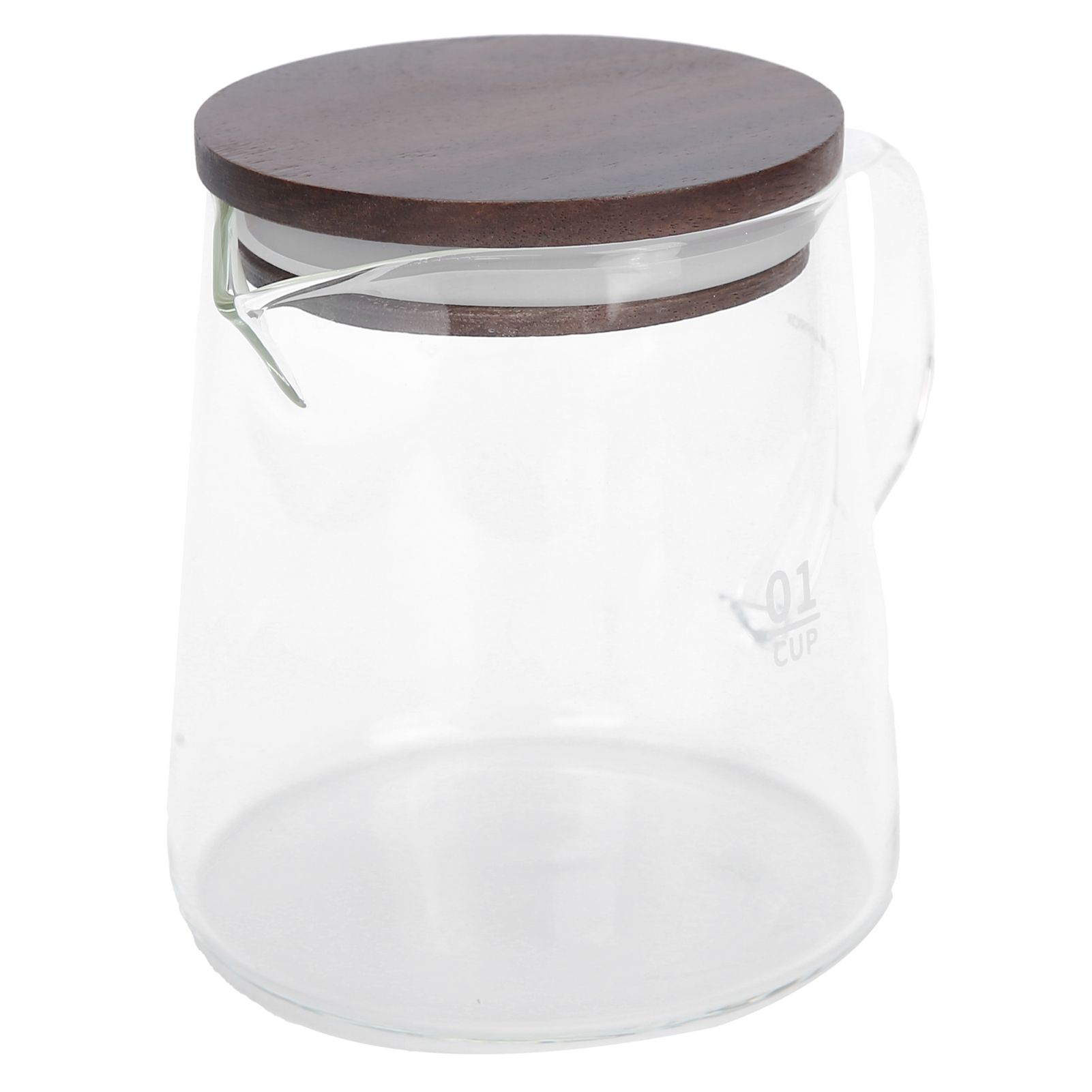 Coffee Pot with Lid HeatResistant Glass Heat Insulation Handle Kettle for Tea view 6