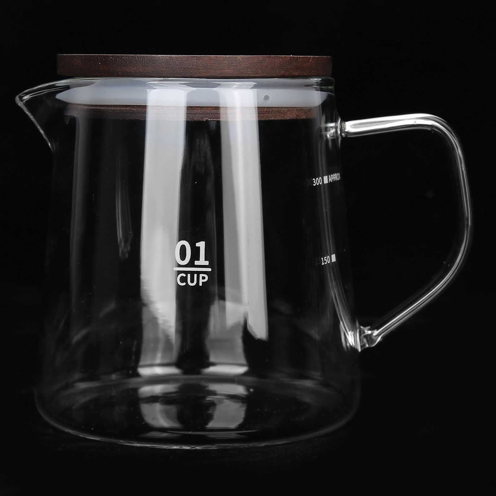 Coffee Pot with Lid HeatResistant Glass Heat Insulation Handle Kettle for Tea view 14